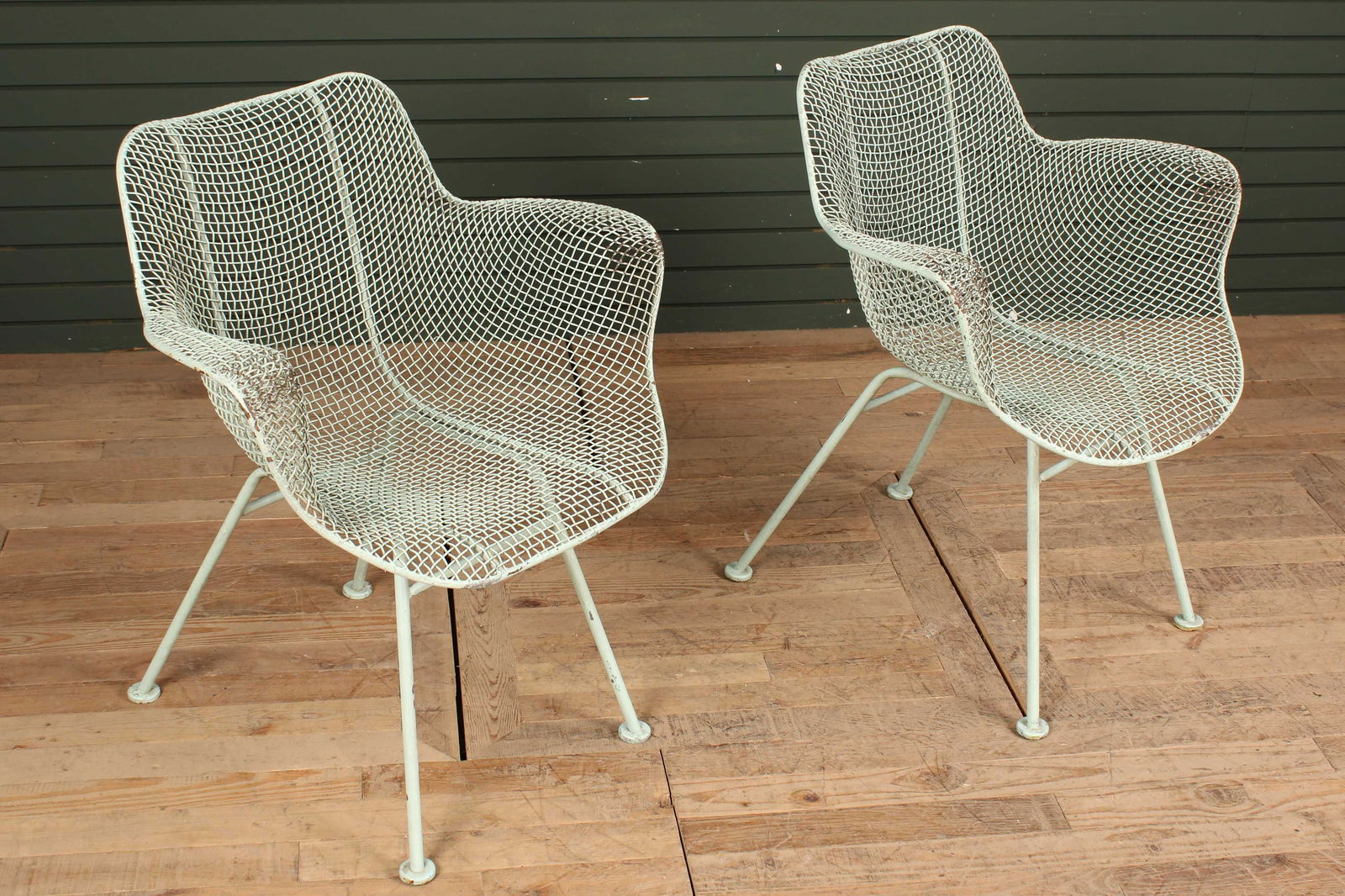 Pair Vintage Russell Woodard Sculptura Armchairs (1 of 8)