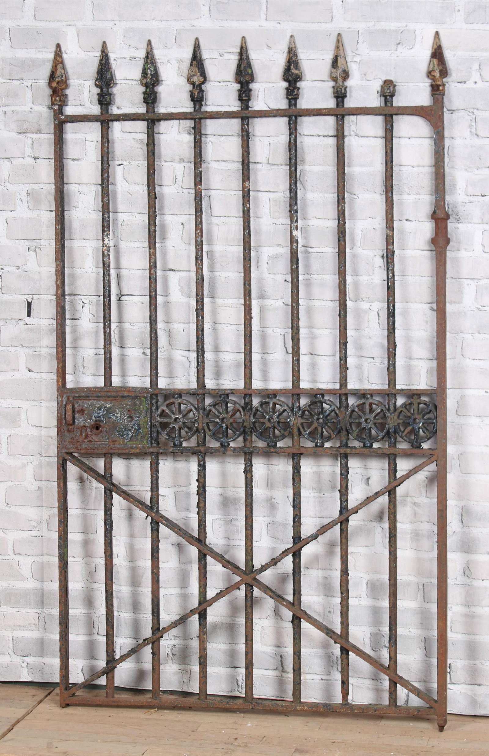 Spiked Iron Gate Section (1 of 6)
