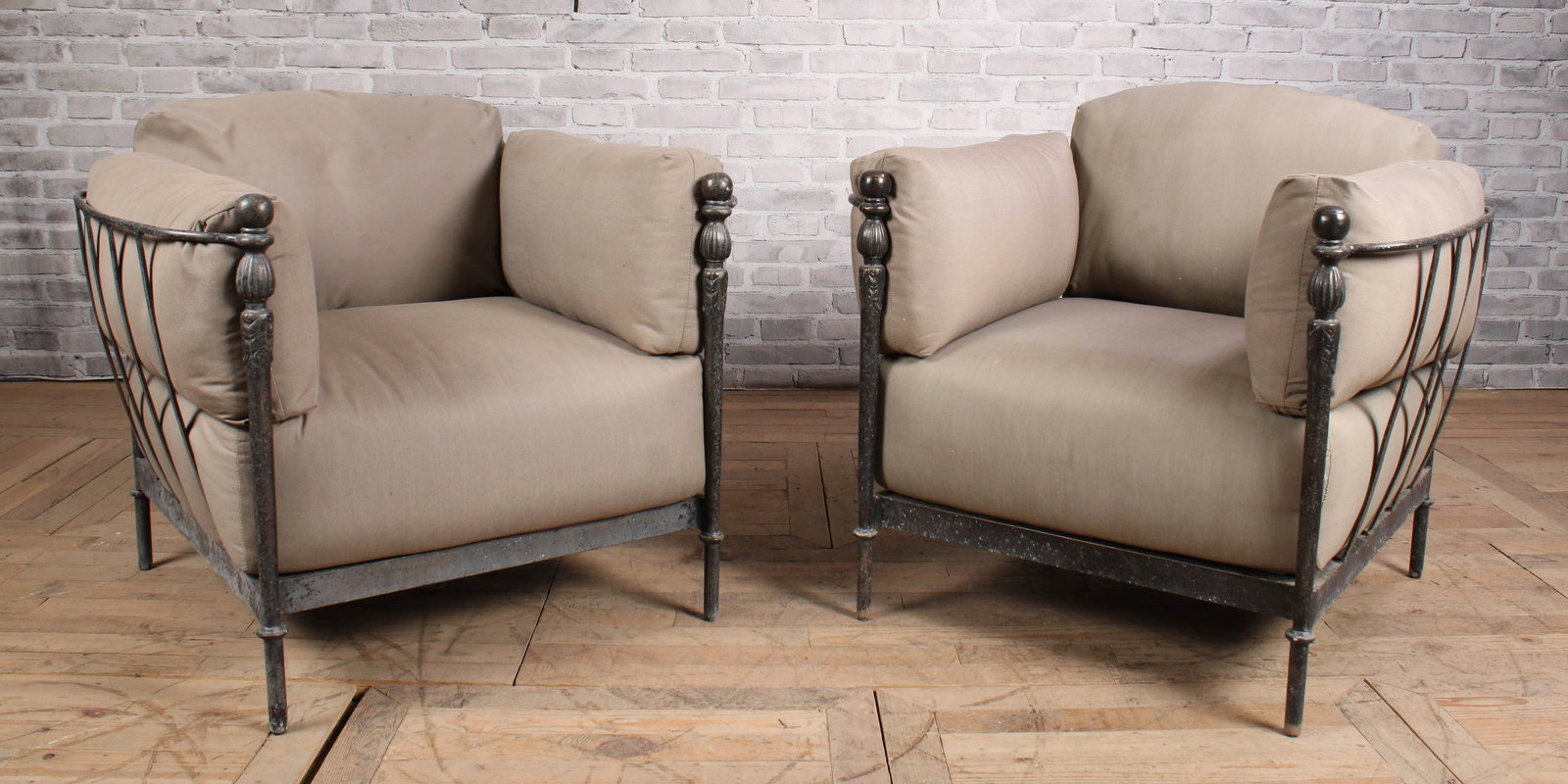 2 Outdoor Club Chairs, Michael Taylor, Montecito (1 of 8)