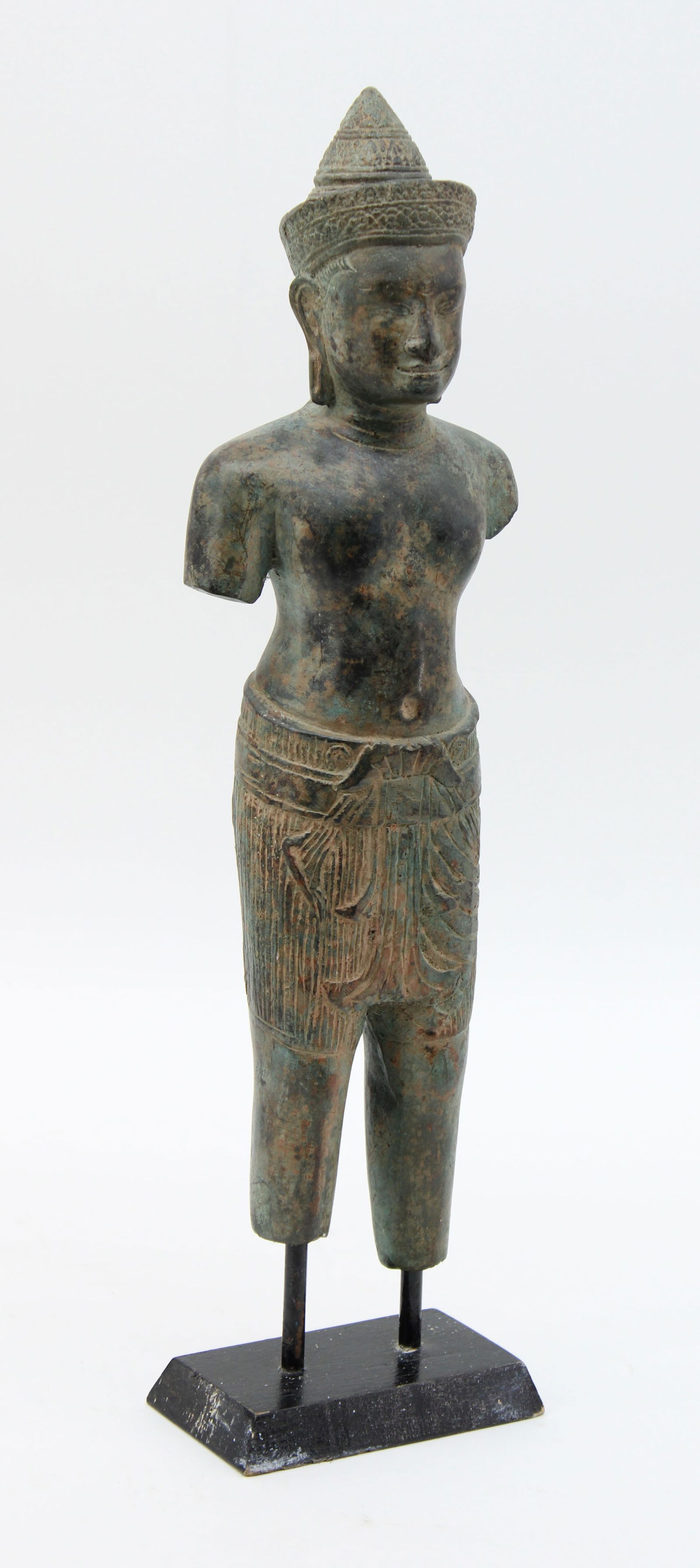 Cast Bronze, Angkor Wat, Khmer Vishnu Figure (1 of 6)