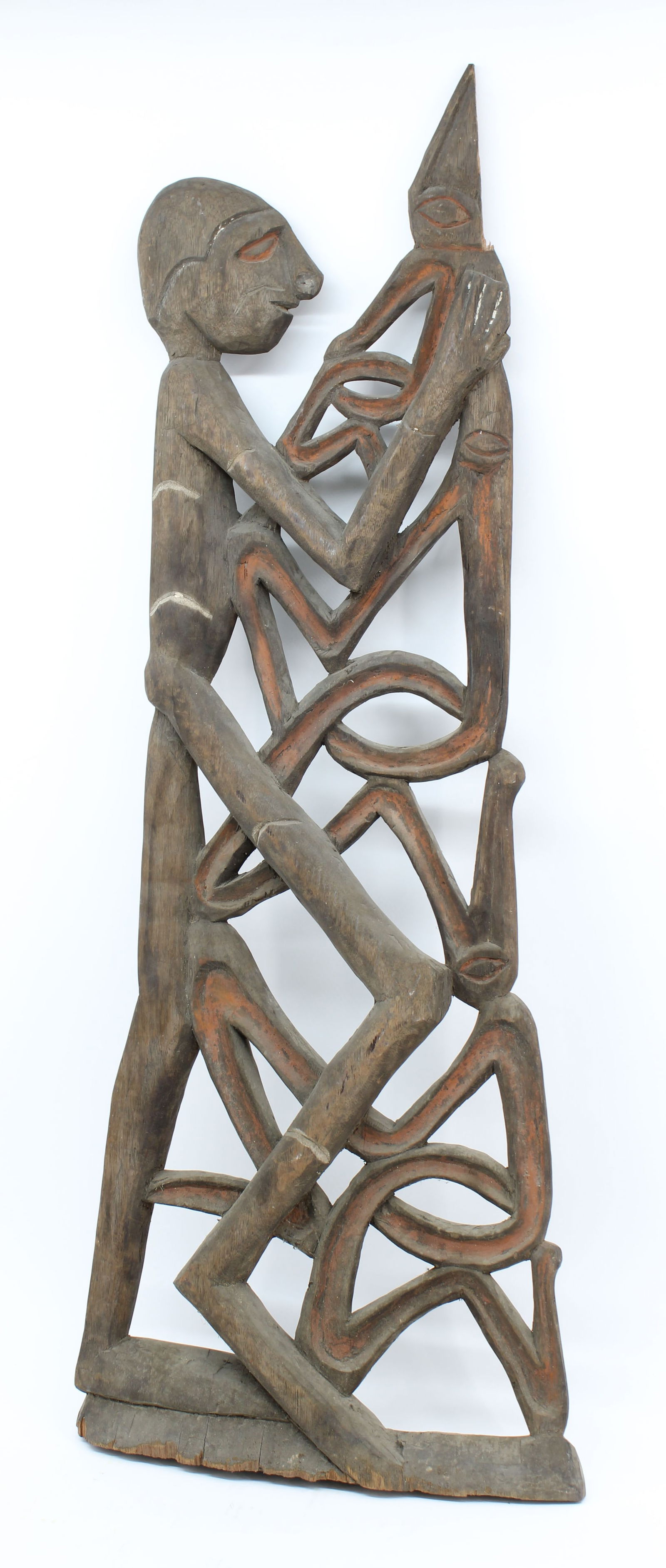 Papua New Guinea, Carved Wood Ancestry Figure (1 of 3)