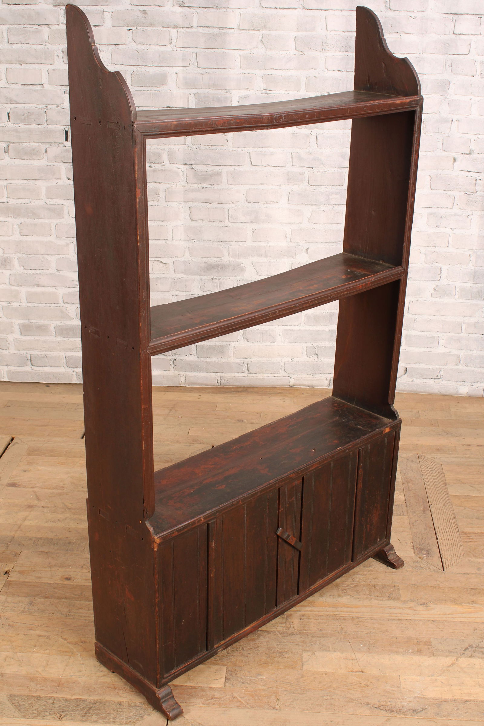 English Antique 18th Century Bucket Shelf (1 of 7)