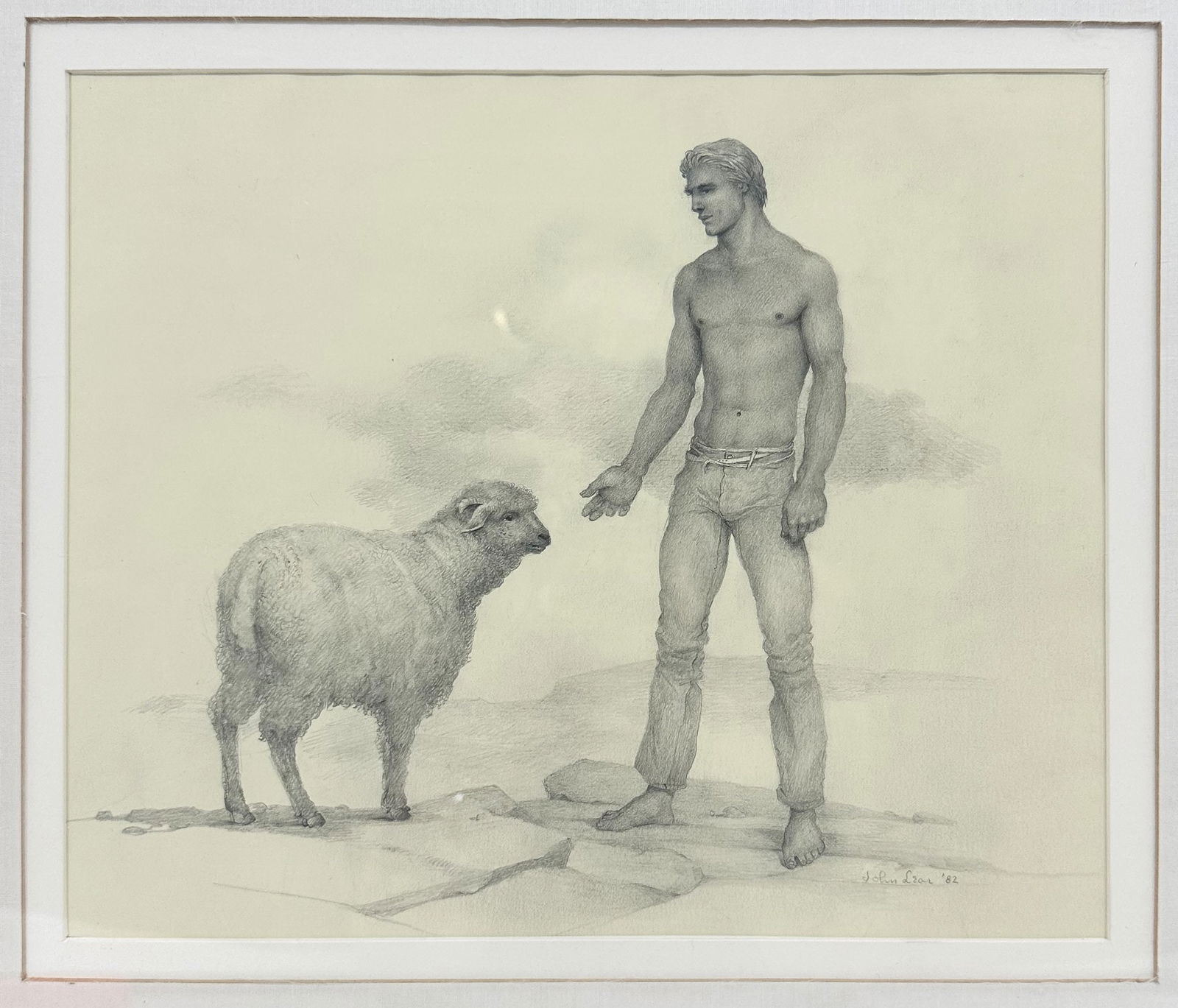 John Lear (20th C, Pennsylvania) Drawing (1 of 8)