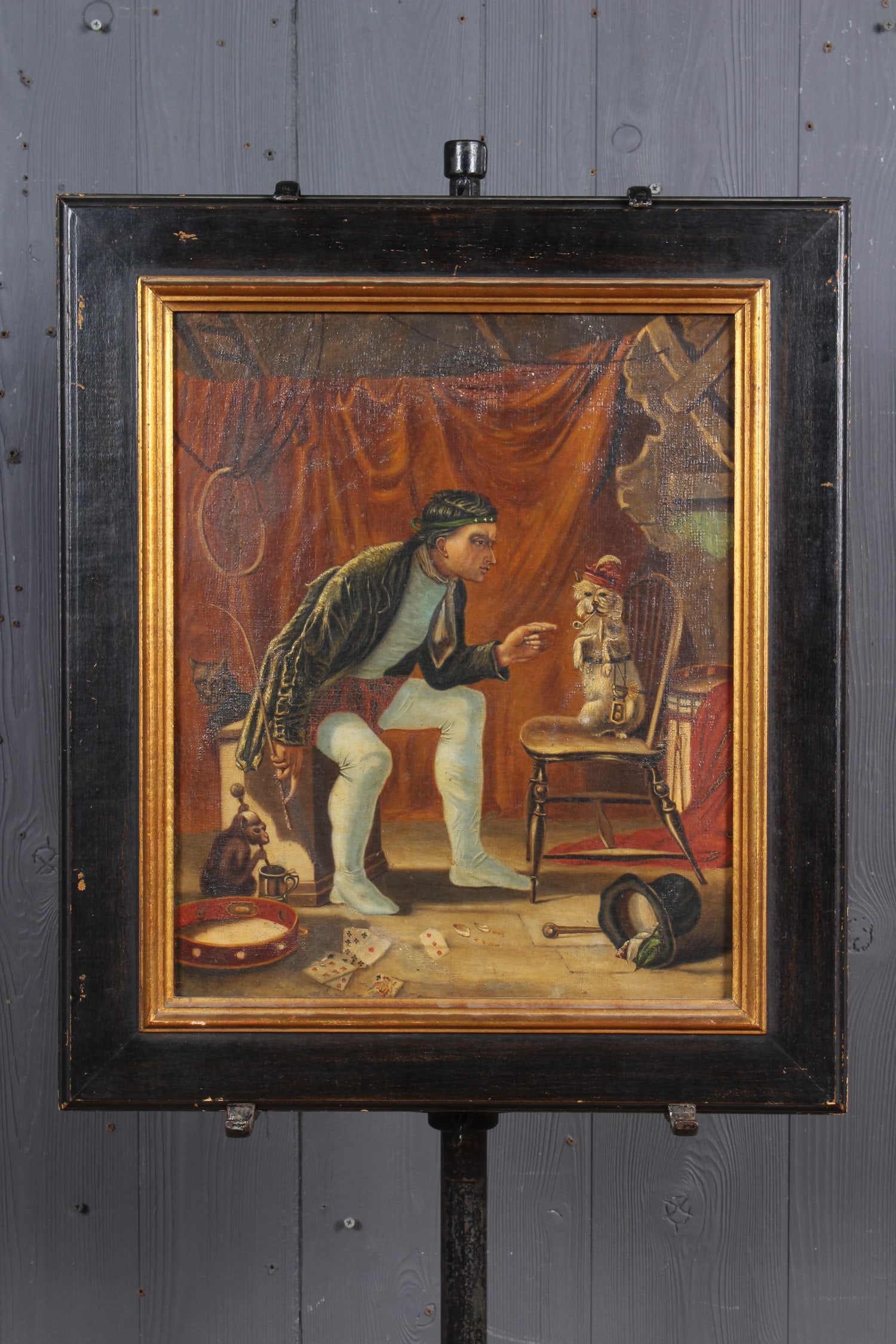 Circus Sideshow Genre Painting (1 of 4)