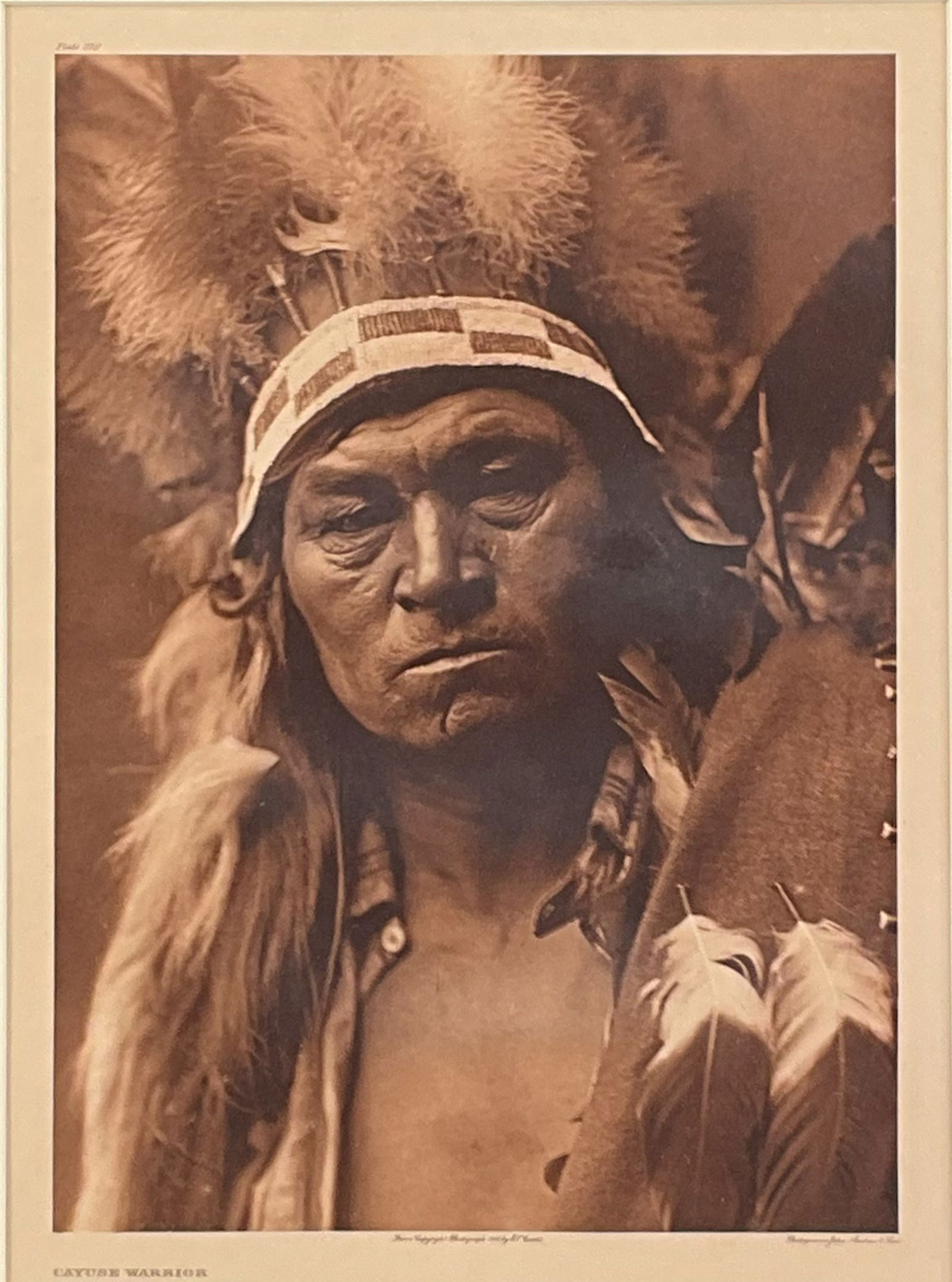 Edward Curtis, Cayuse Warrior, Plate 272 (1 of 5)