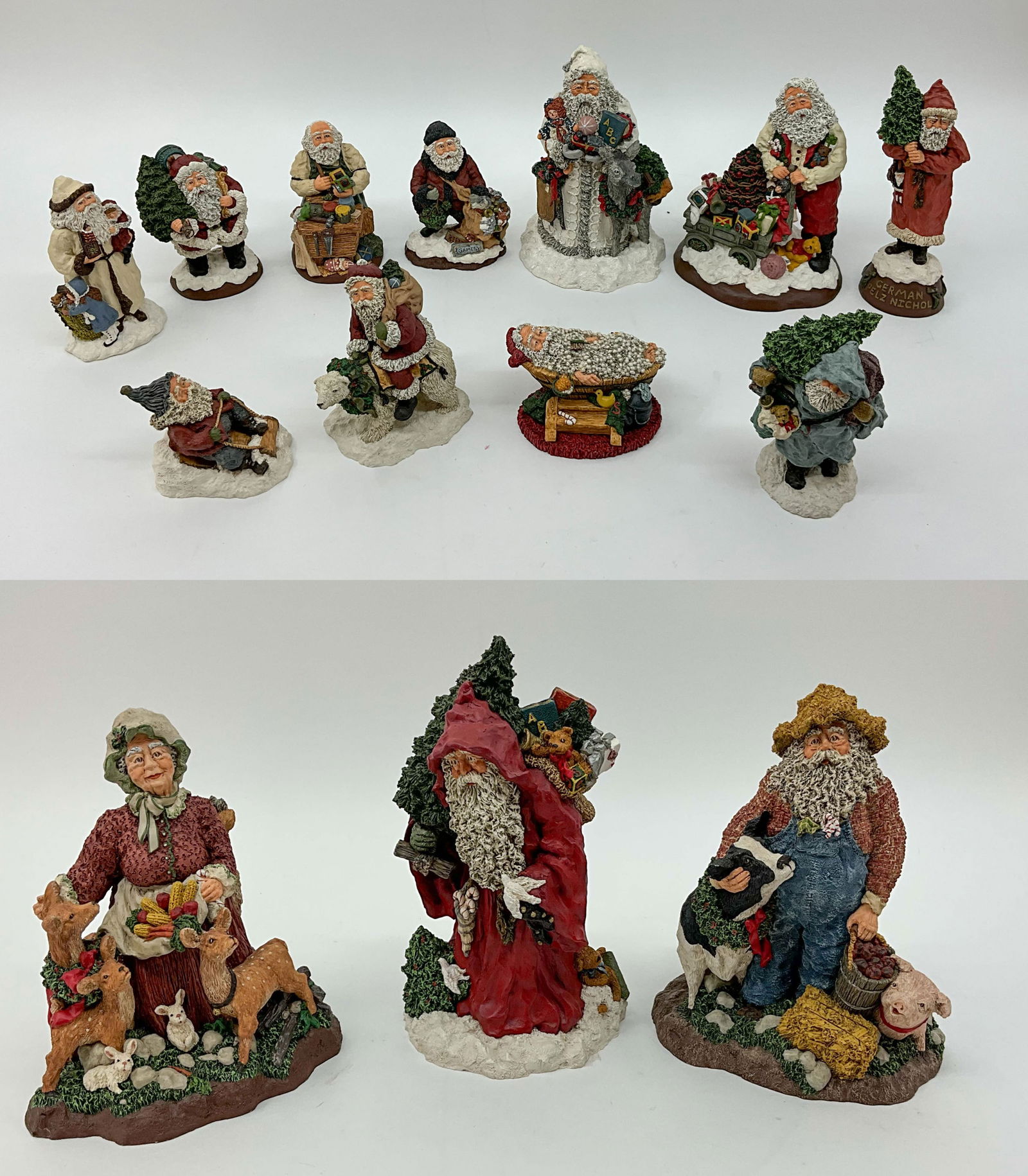 June McKenna Collection Santa Figures (1 of 13)