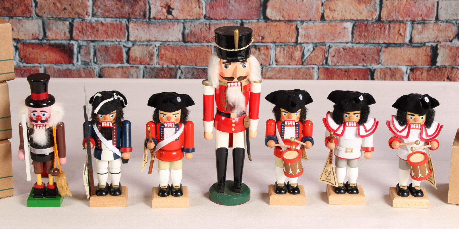 Traditional Nutcracker Collection: 7 traditional nutcrackers. Most with original boxes and signed. From a single owner collection, PA estate, Box Stored. Size: Various 14" T largest Shipping Note: For your convenience, we have arranged