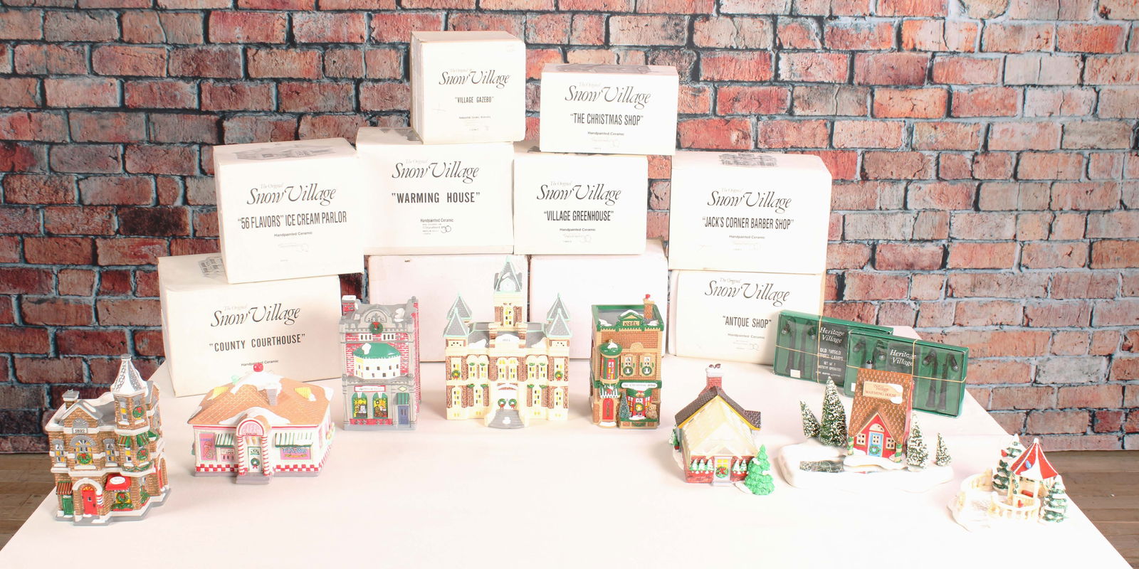 Selection of Pieces From Snow Village (1 of 5)