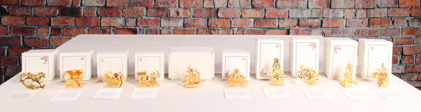 1990's Danbury Mint Ornament Collection (1 of 13)