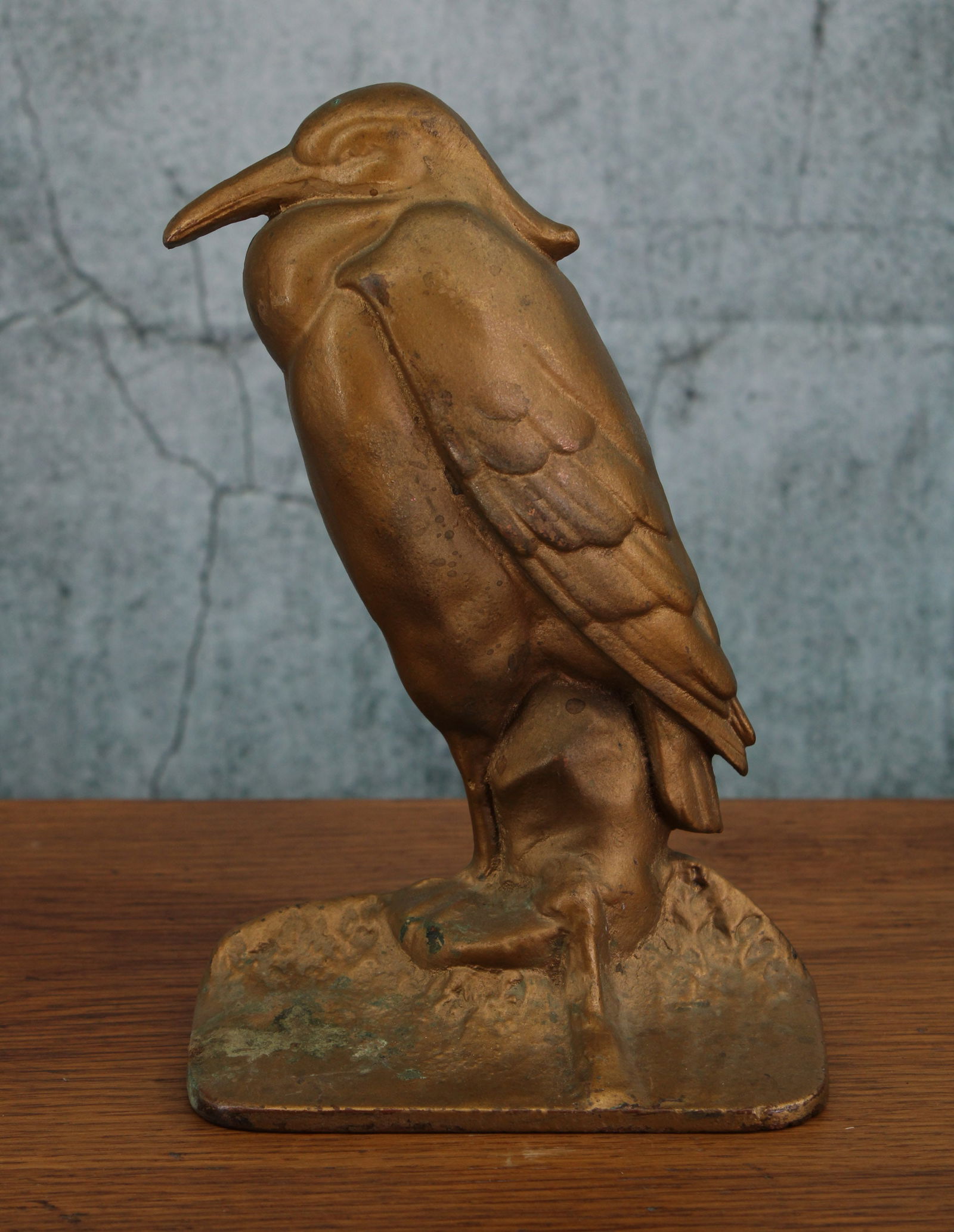 Cast Iron Heron Form Doorstop, Albany (1 of 5)