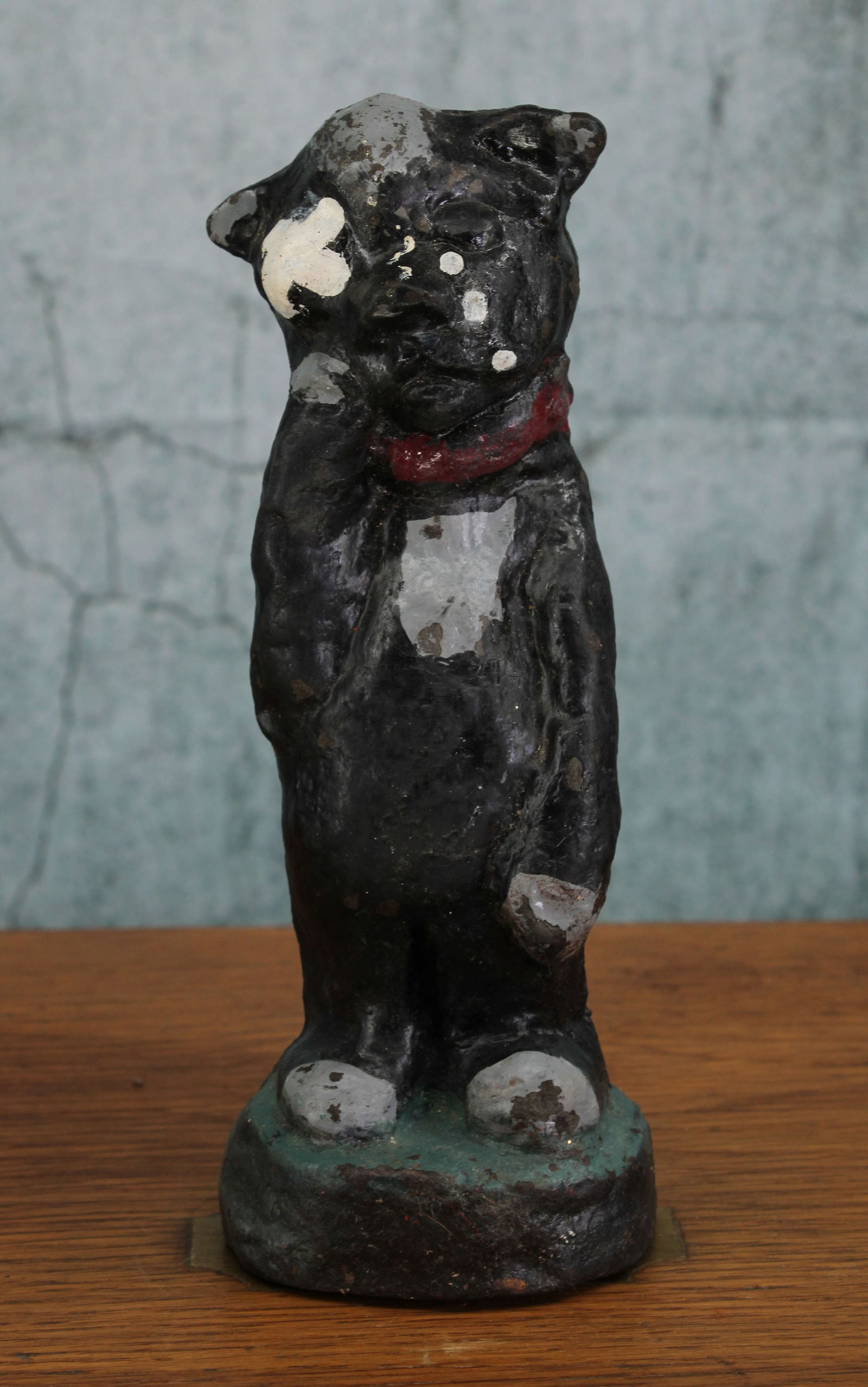Cast Iron Weeping Kitty Doorstop, #662 (1 of 6)