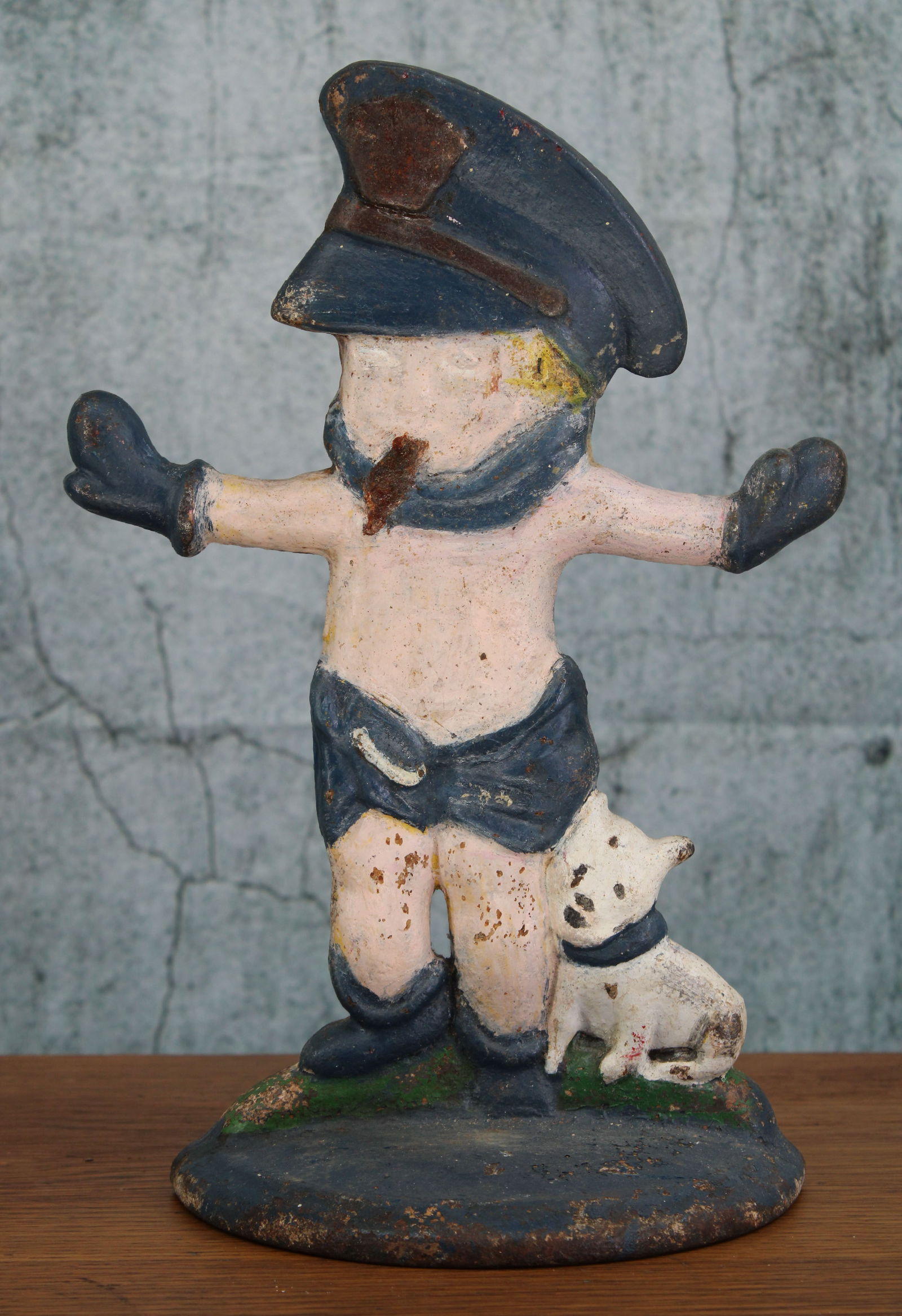 Police Boy Cast Iron Doorstop (1 of 5)