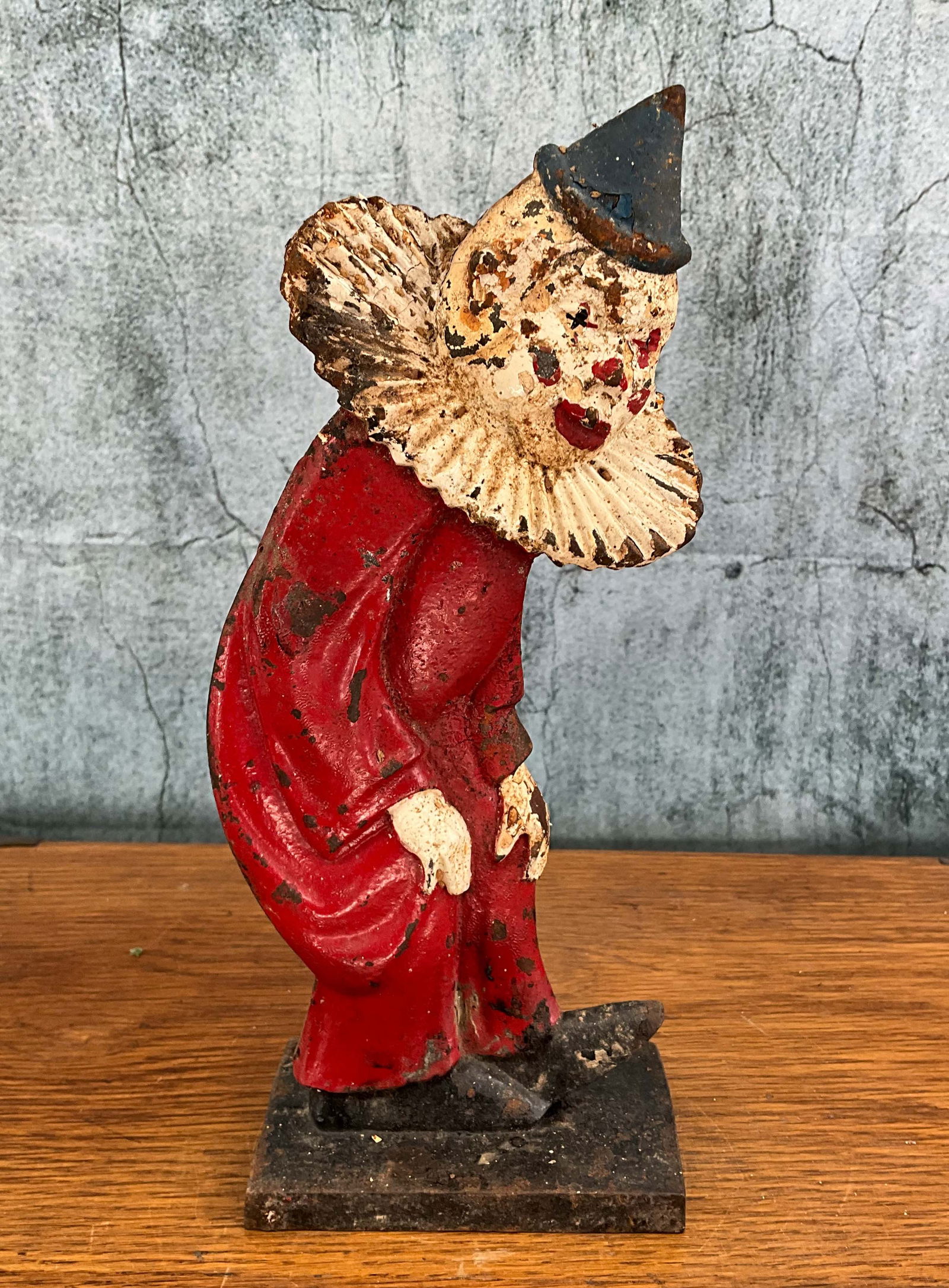 Hubley Clown, Double Sided Doorstop, Cast Iron (1 of 5)