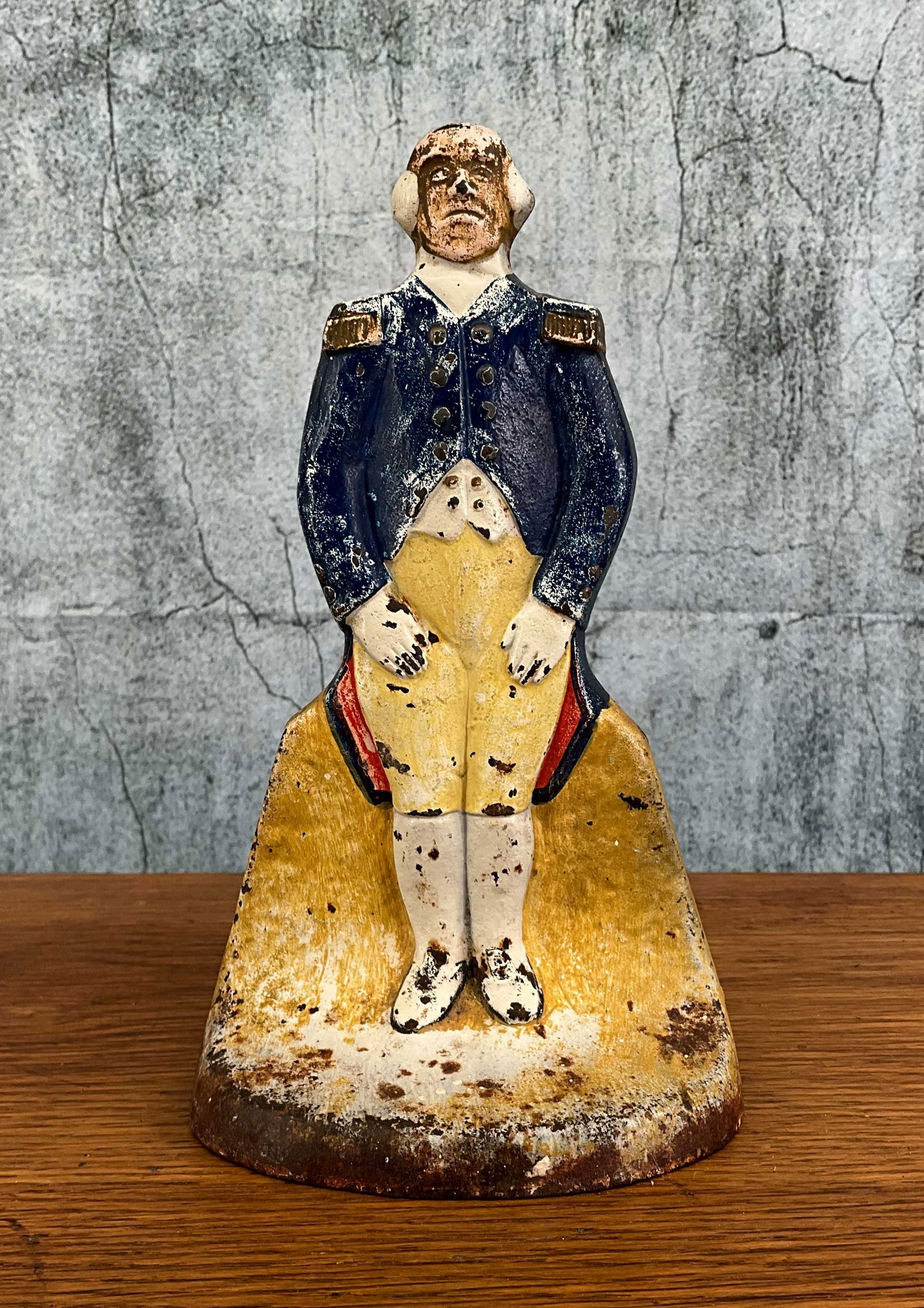 Major Domo Doorstop Wedge Cast Iron (1 of 7)