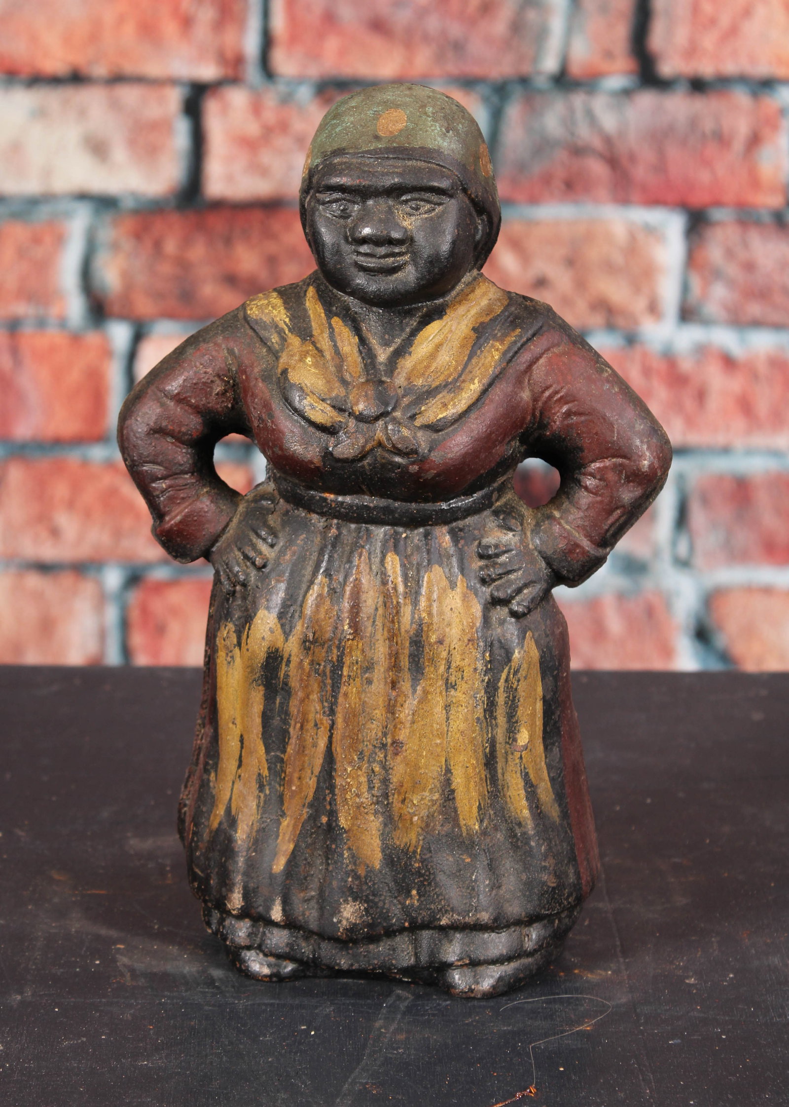 Black Americana, Cast Iron Mammy Still Bank: Black Americana, Cast Iron Mammy Still Bank. Height: 11.5" Provenance: Single owner collection, suburban Philadelphia estate Shipping Note: For your convenience, we have arranged with Craig Vogin at T