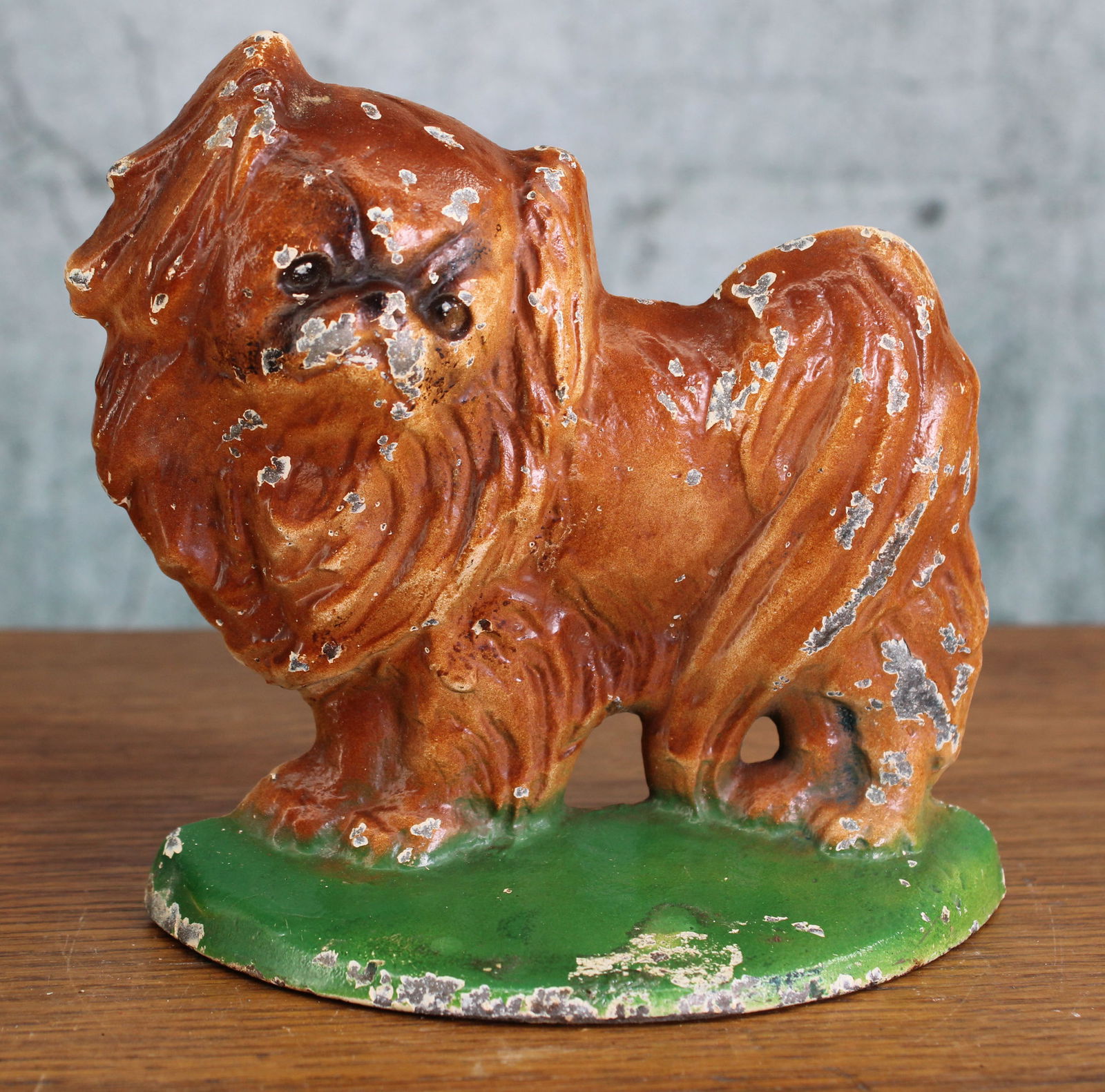 Pekingese Doorstop, Cast Iron (1 of 5)