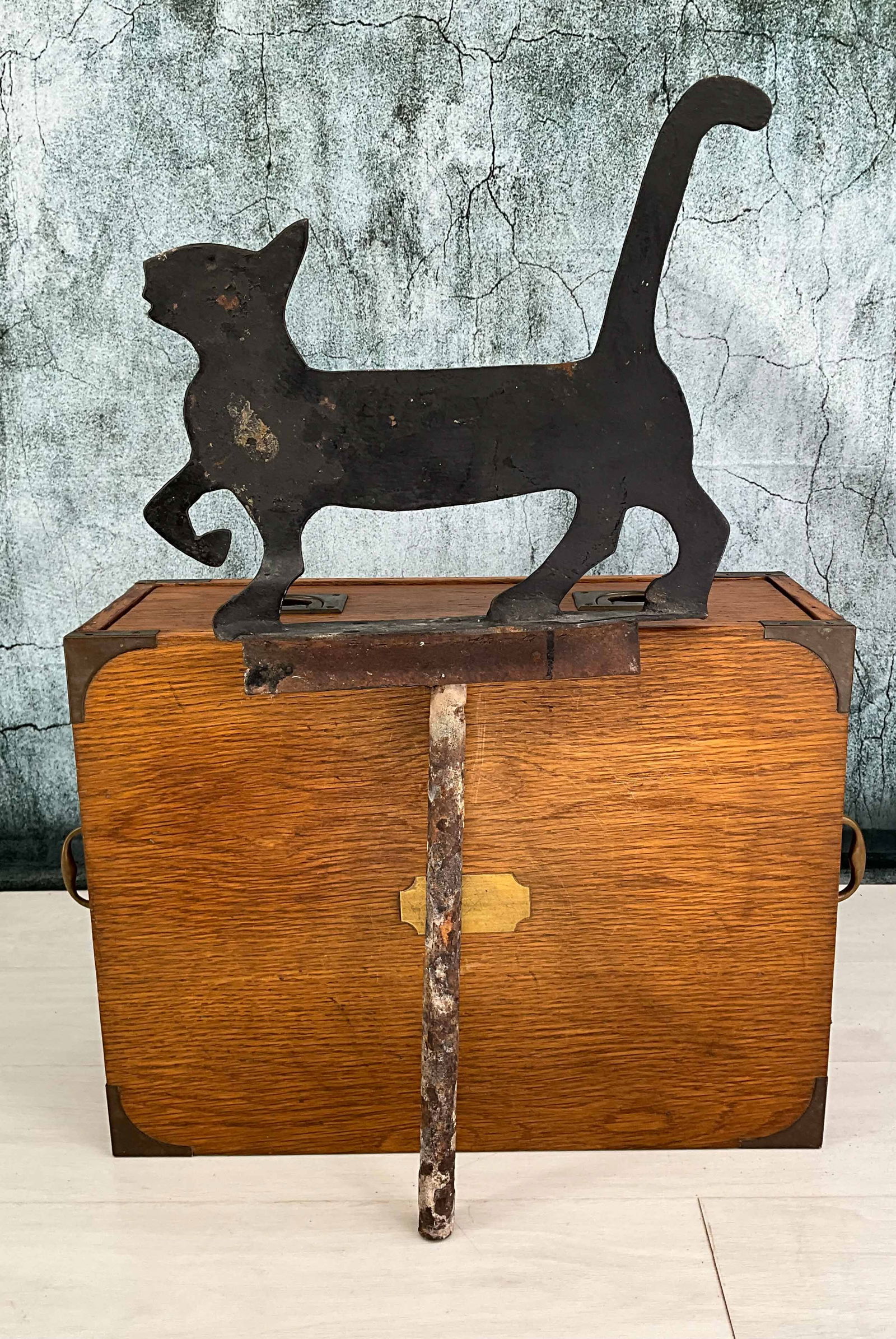 Black Cat Silhouette Boot Scrape, Garden Ornament (1 of 3)