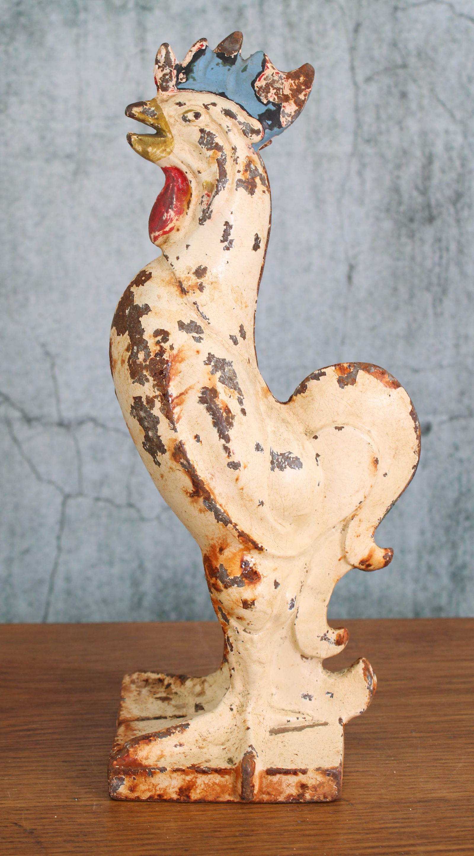Cockerel Rooster, Cast Iron Doorstop (1 of 7)