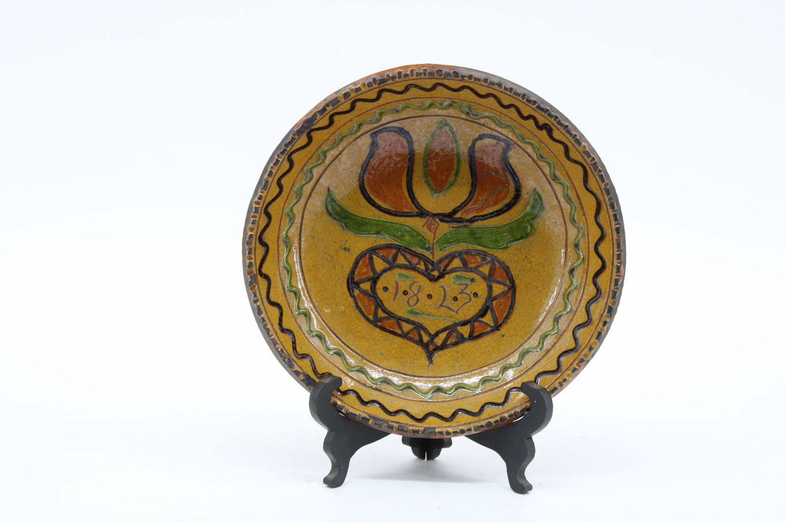 Shooner Redware Bowl (1 of 4)