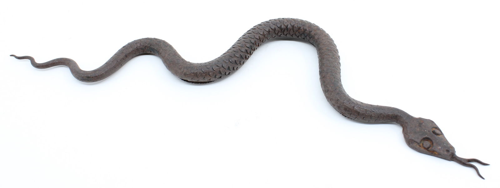 Folk Art Wrought Iron snake (1 of 5)