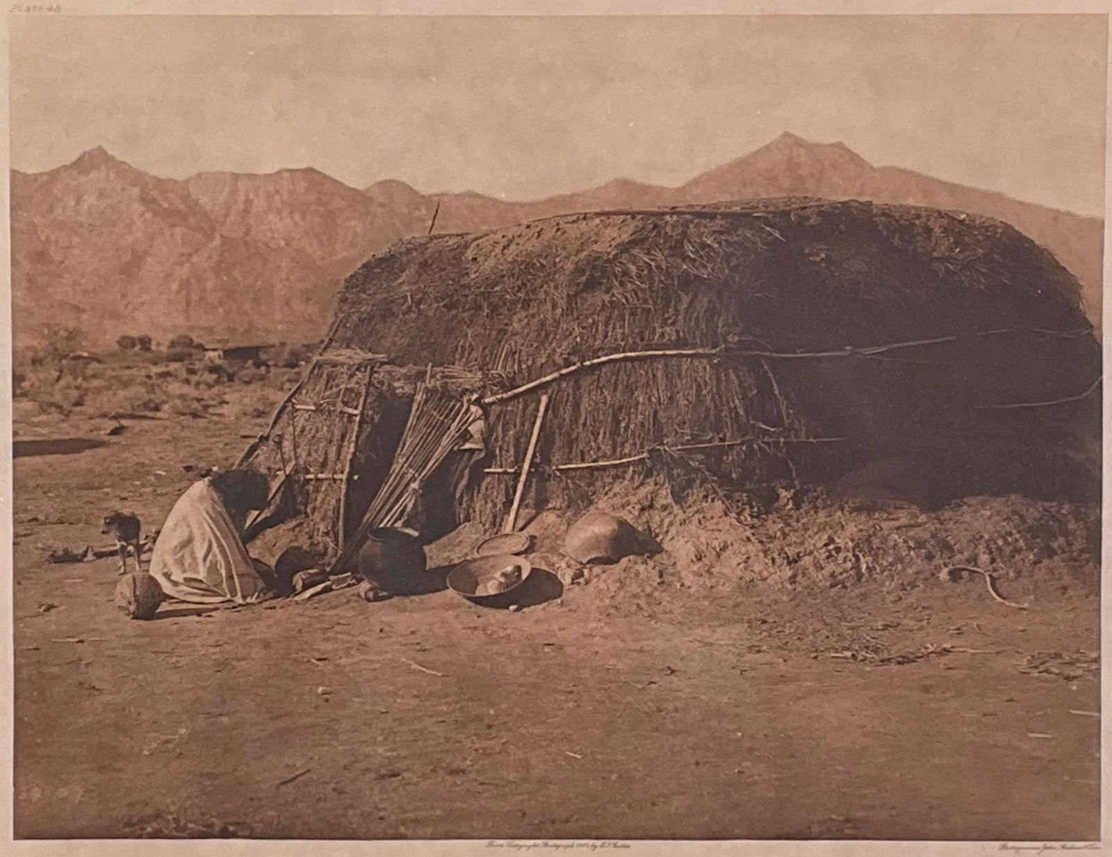 Edward Curtis, Pima Ki, Plate 45 (1 of 8)