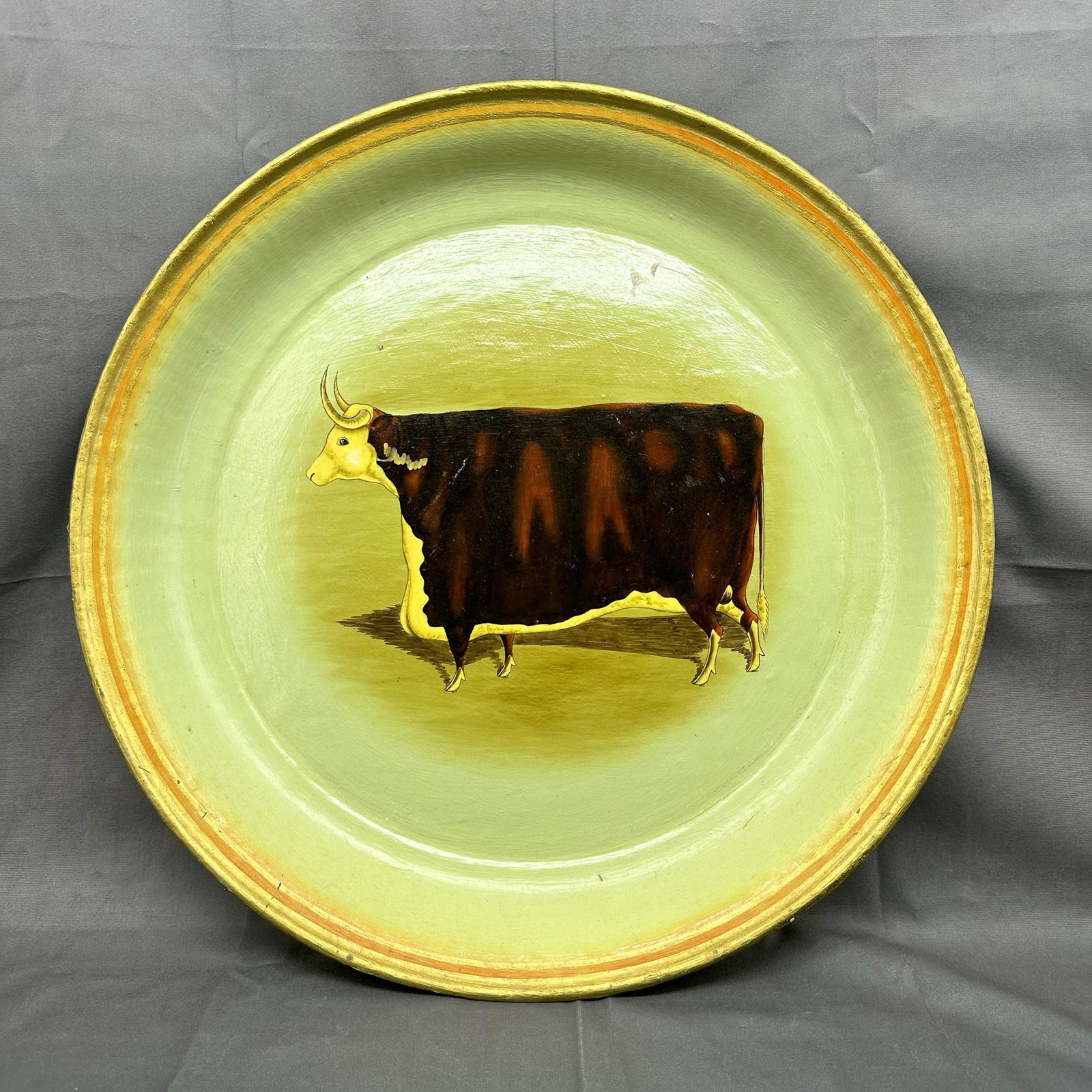 Prized Cow Toleware Tray (1 of 6)