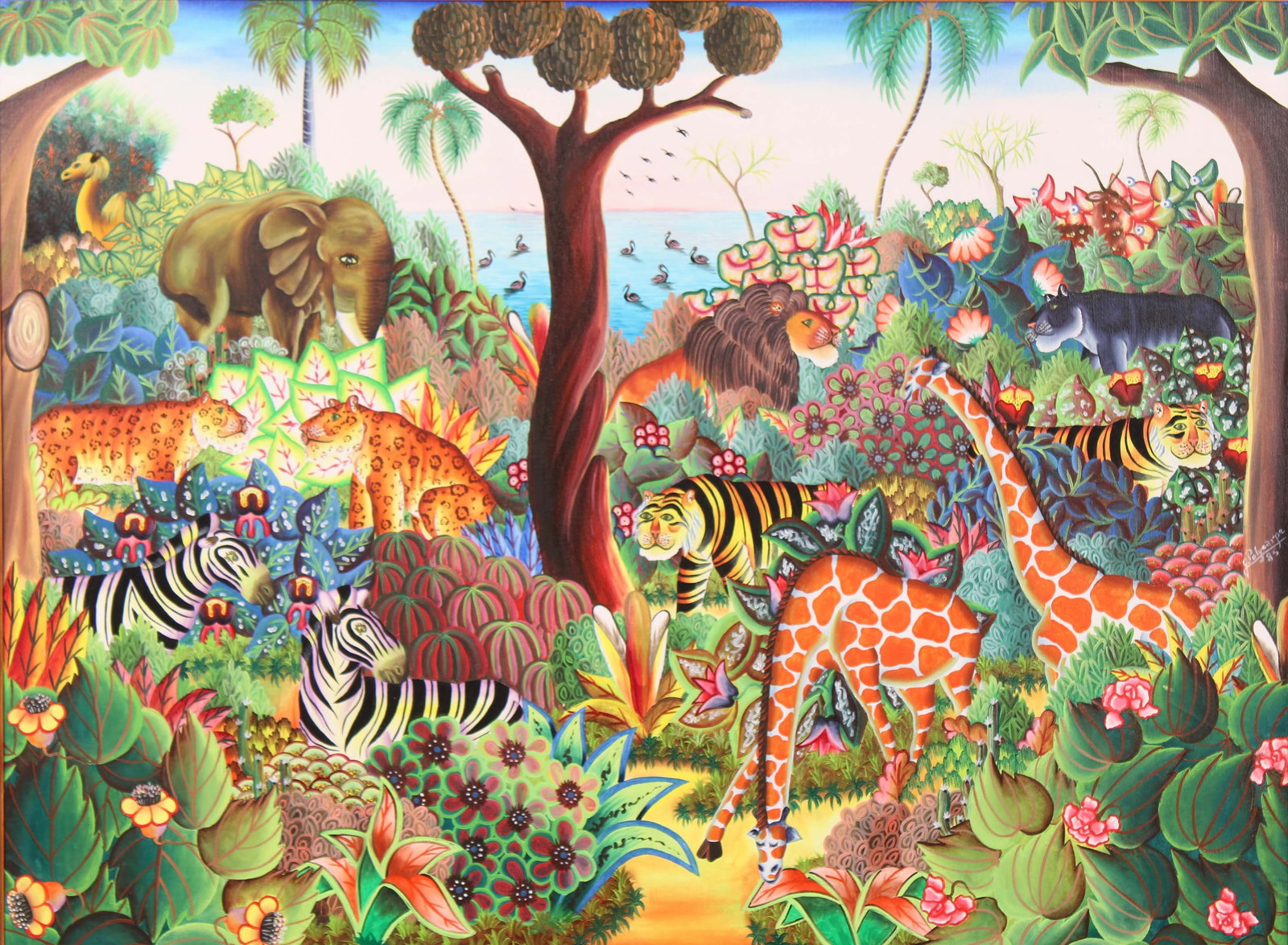 Jerome Polycarpe, Haitian, Peacable Kingdom (1 of 10)