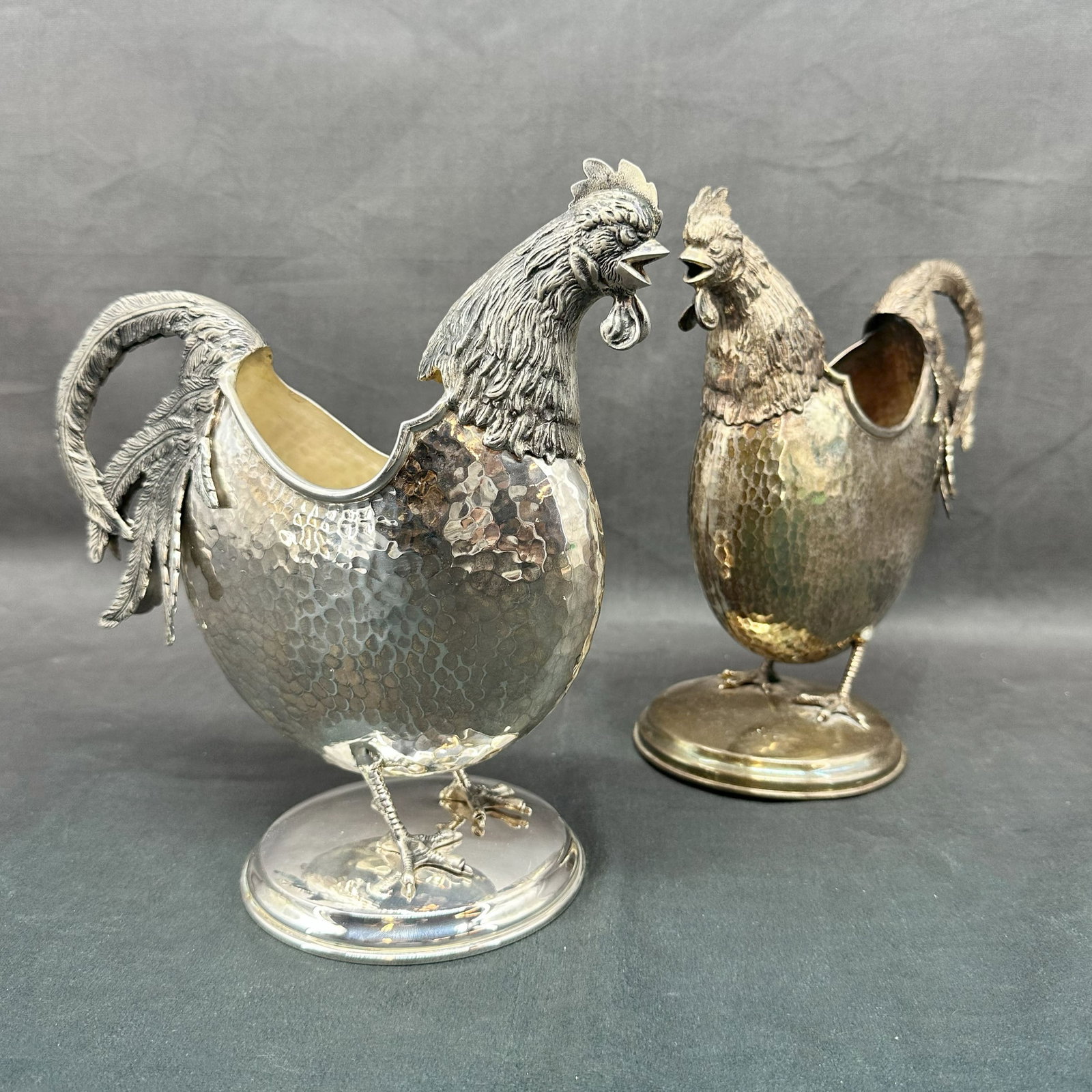 Sterling Silver Rooster Pair (1 of 7)