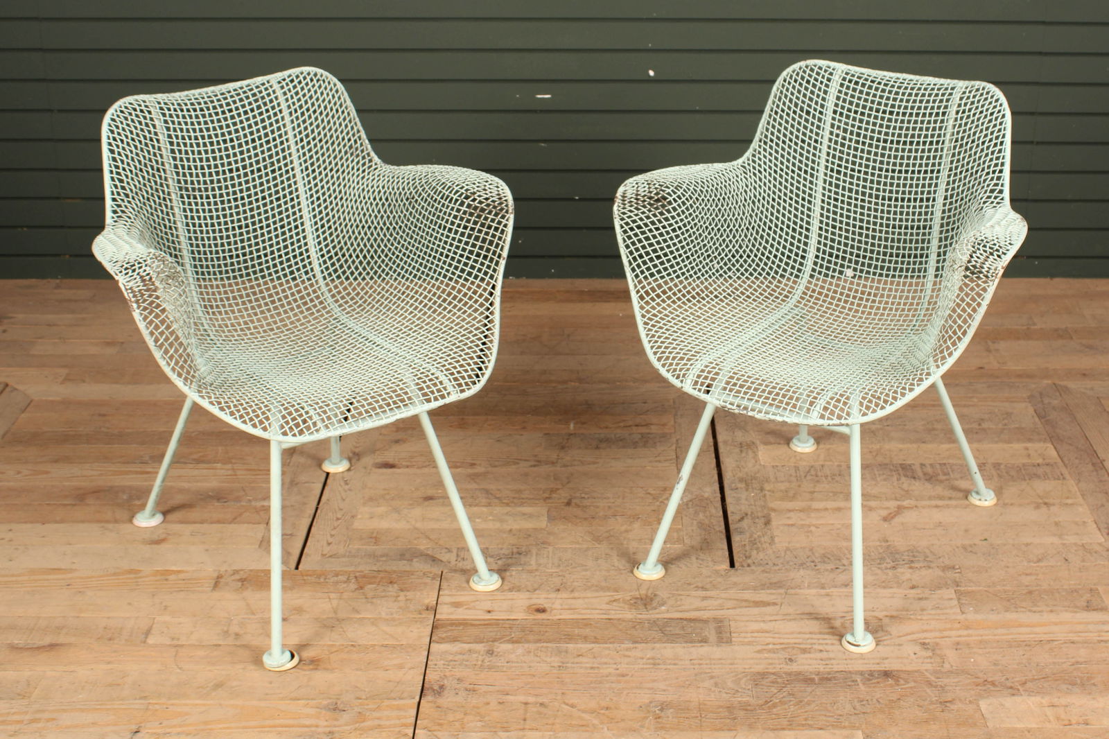 Pair Vintage Russell Woodard Sculptura Armchairs (1 of 7)
