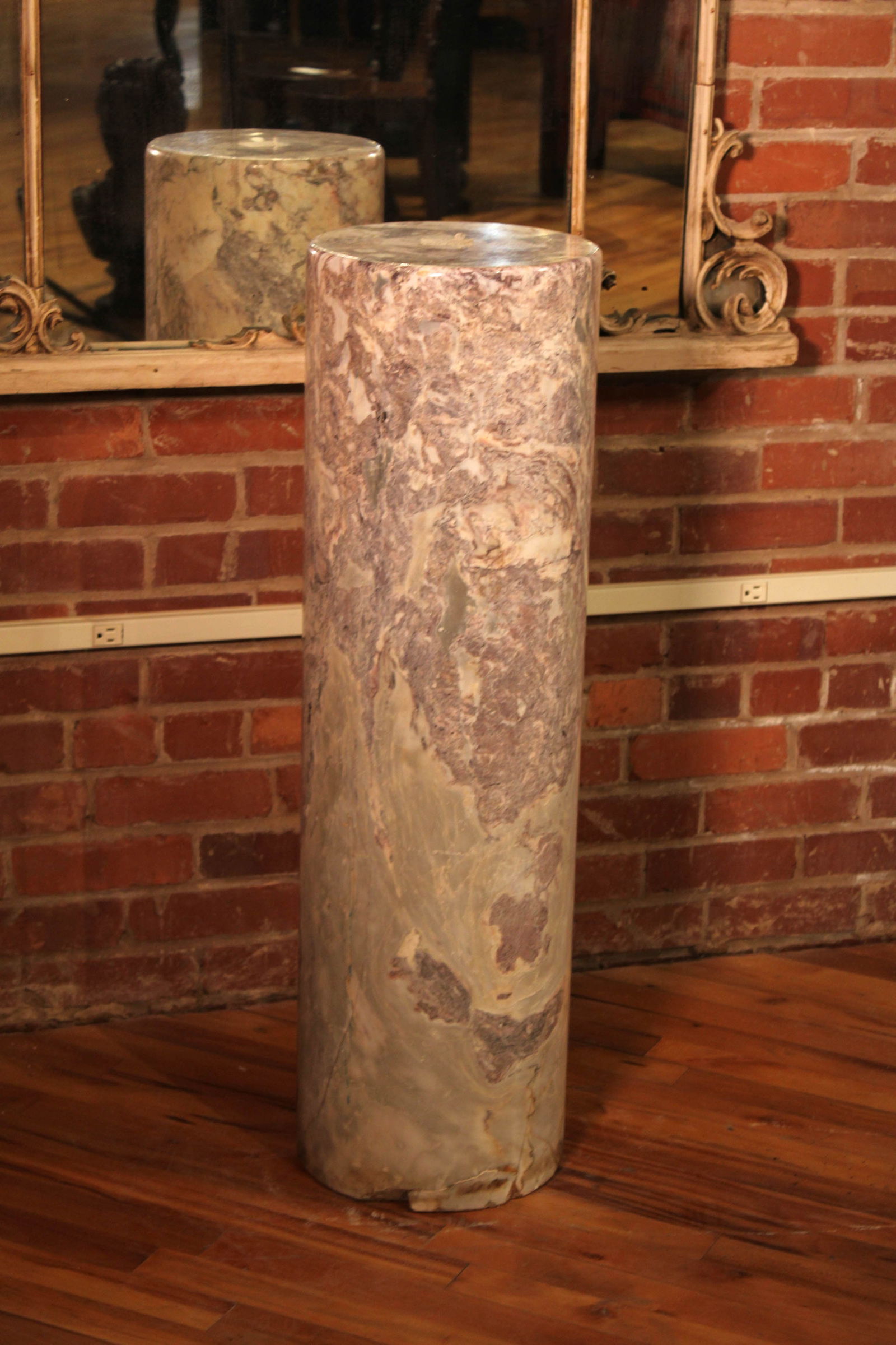 Antique Marble Column Pedestal (1 of 5)