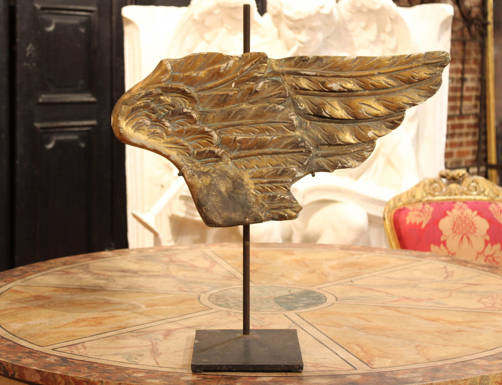 Decorative Angel Wing on Stand (1 of 3)