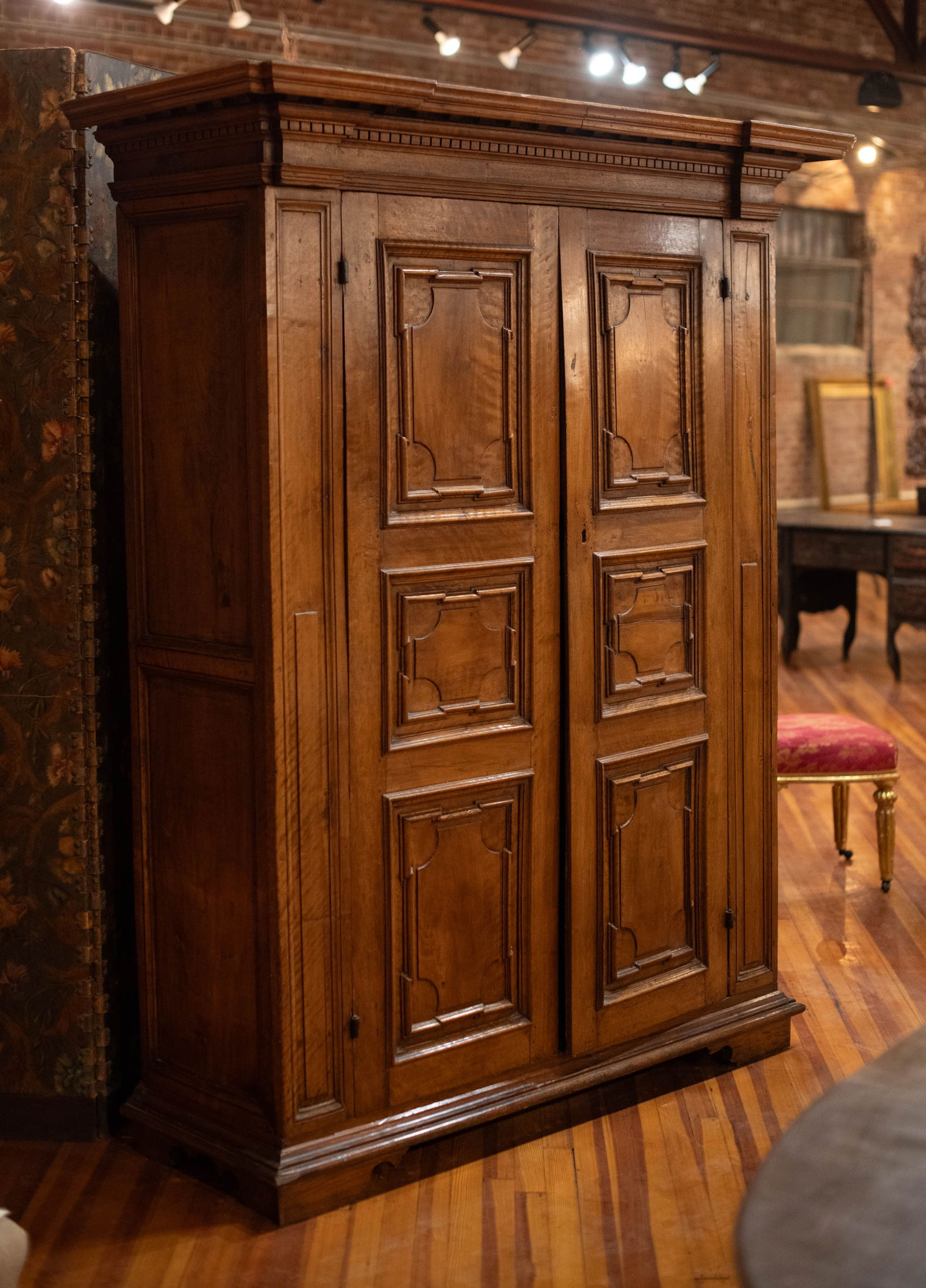 Antique Italian 2 Door Cabinet (1 of 9)