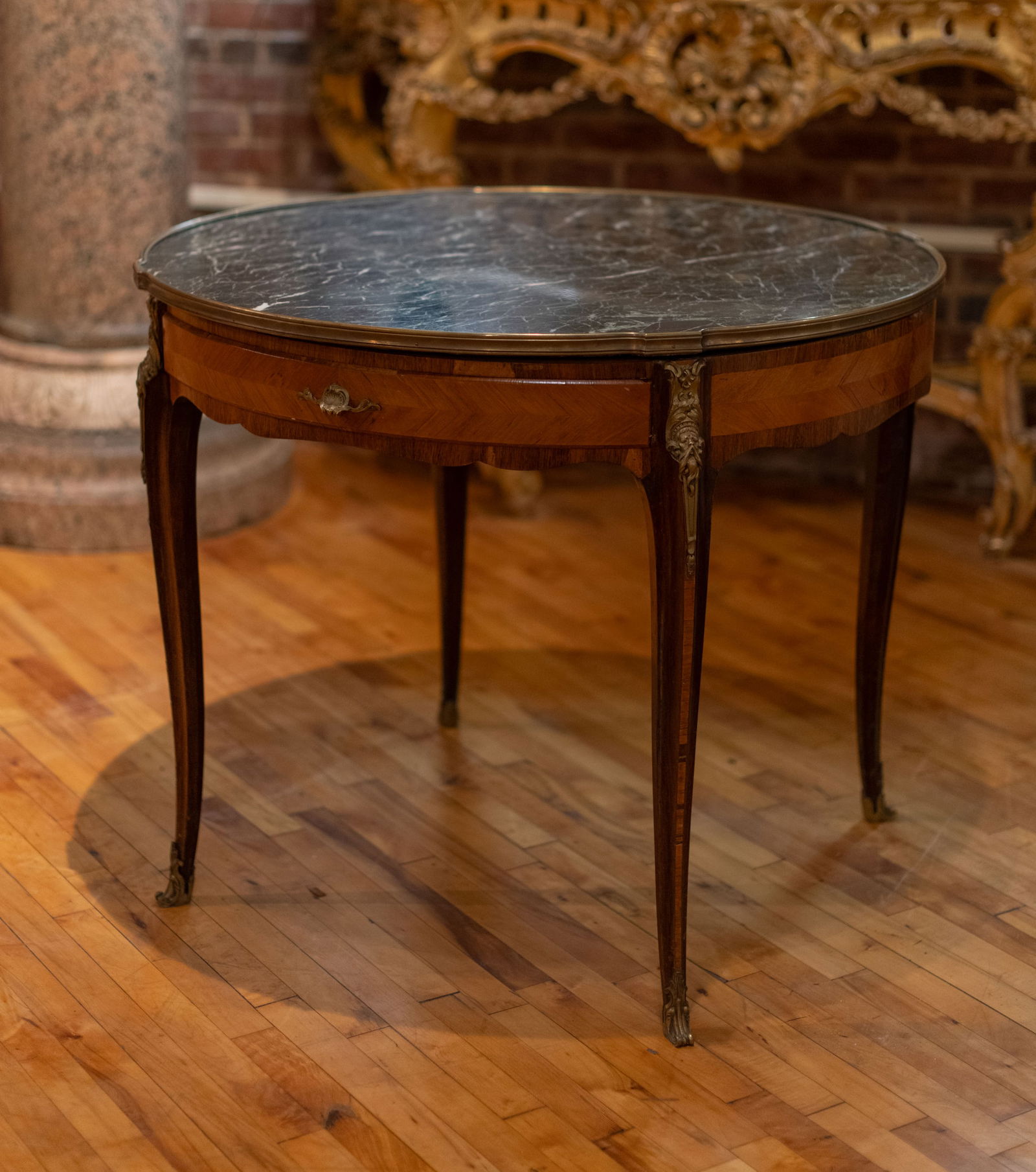 French Marble Top Gueridon (1 of 6)