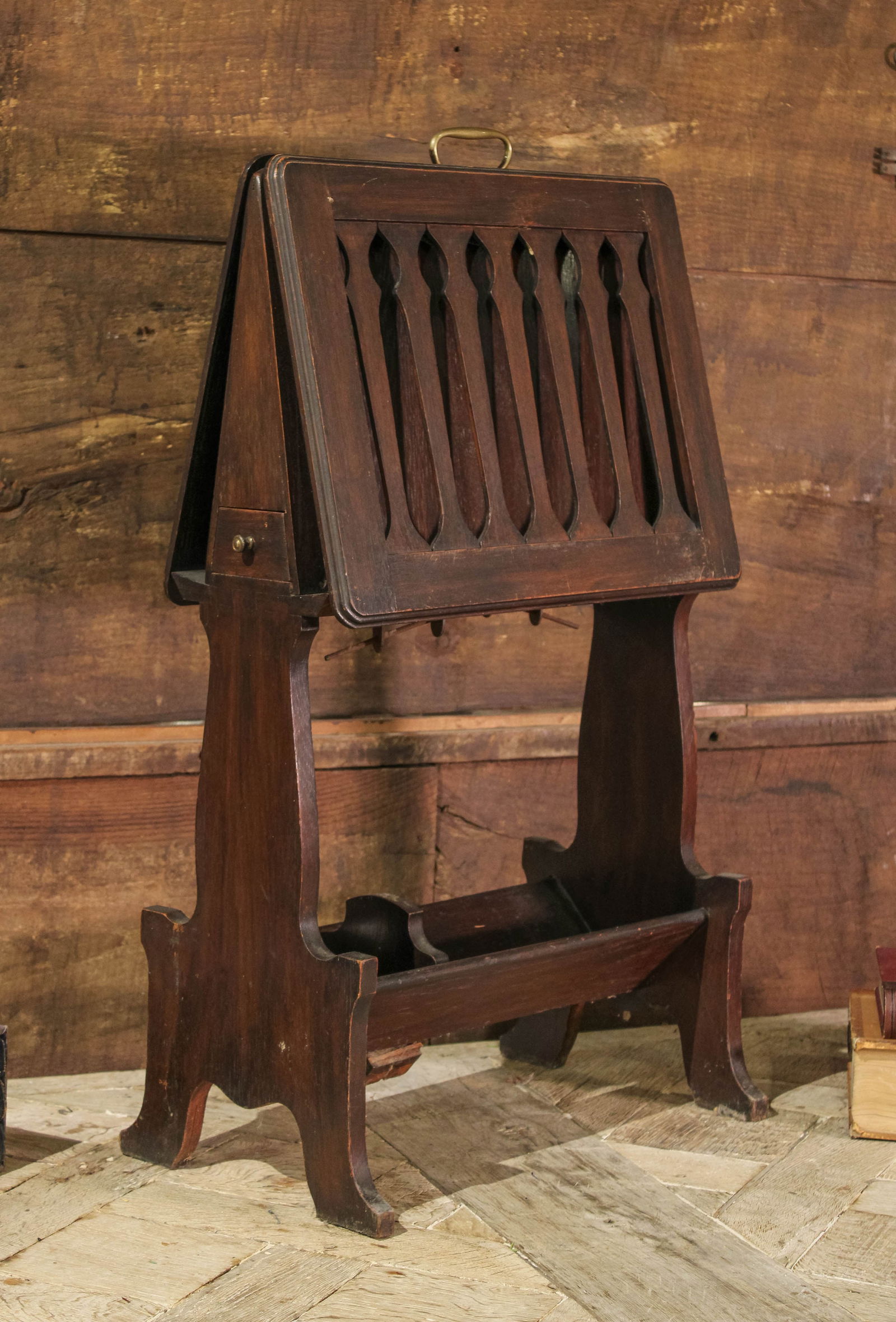 English Oak Folio Stand (1 of 4)