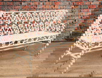Gothic Style Cast Iron Garden Bench