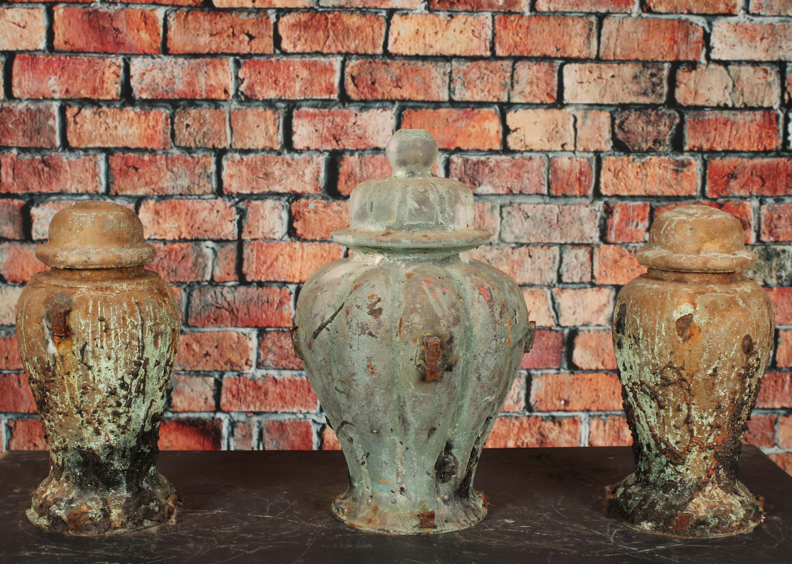 Salvaged Industrial Molds, Garden Urns (1 of 8)