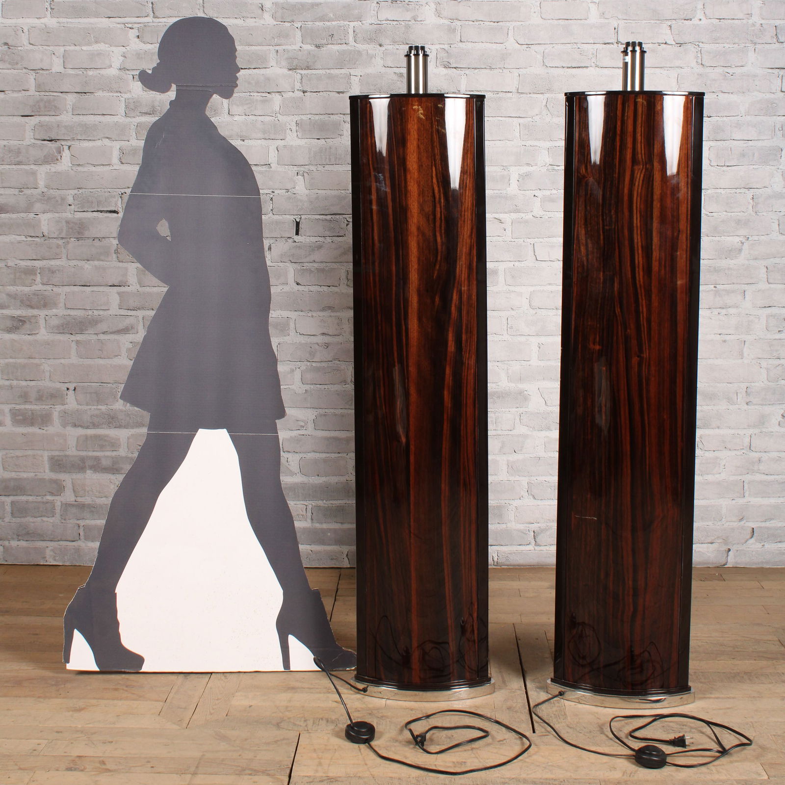 Pair Art Deco Floor Lamps (1 of 5)