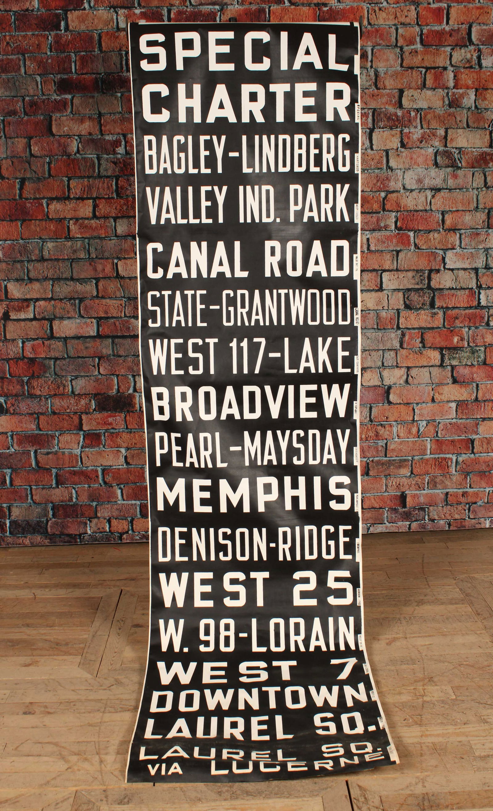 Bus Destination Sign Roll, Memphis Metro (1 of 5)
