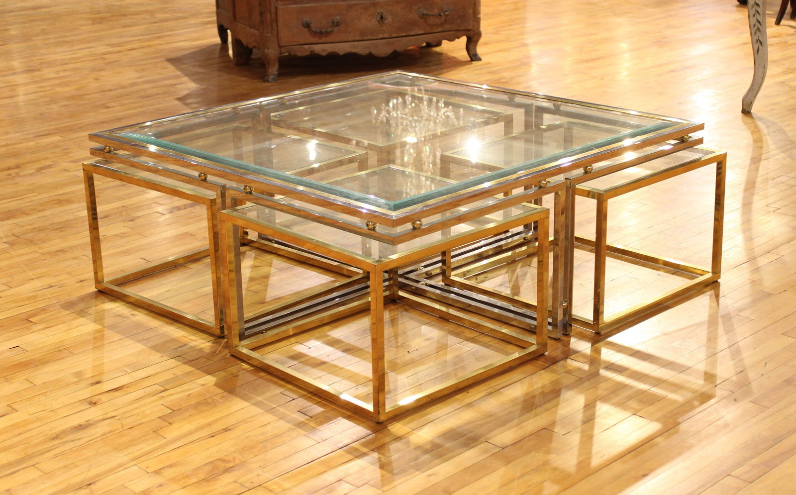 Maison Charles Style Nesting Coffee Table (1 of 7)