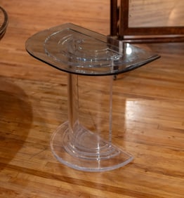 French Lucite Console