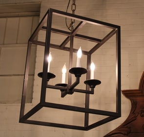 Small Square Iron Lantern