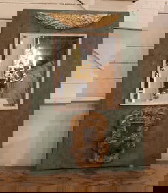 Panel Mounted Italian Mirrored Sconce