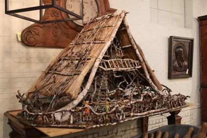 French Folk Art Creche, Nativity