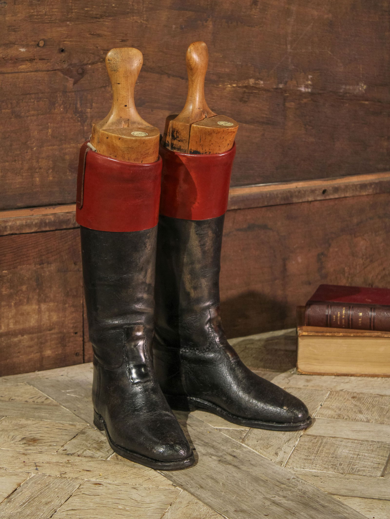 Antique English Leather Riding Boots (1 of 4)