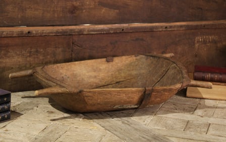 Antique Hand Hewn Trencher Bowl