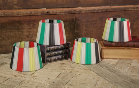 Set of 4 Groovy Lamp Shades