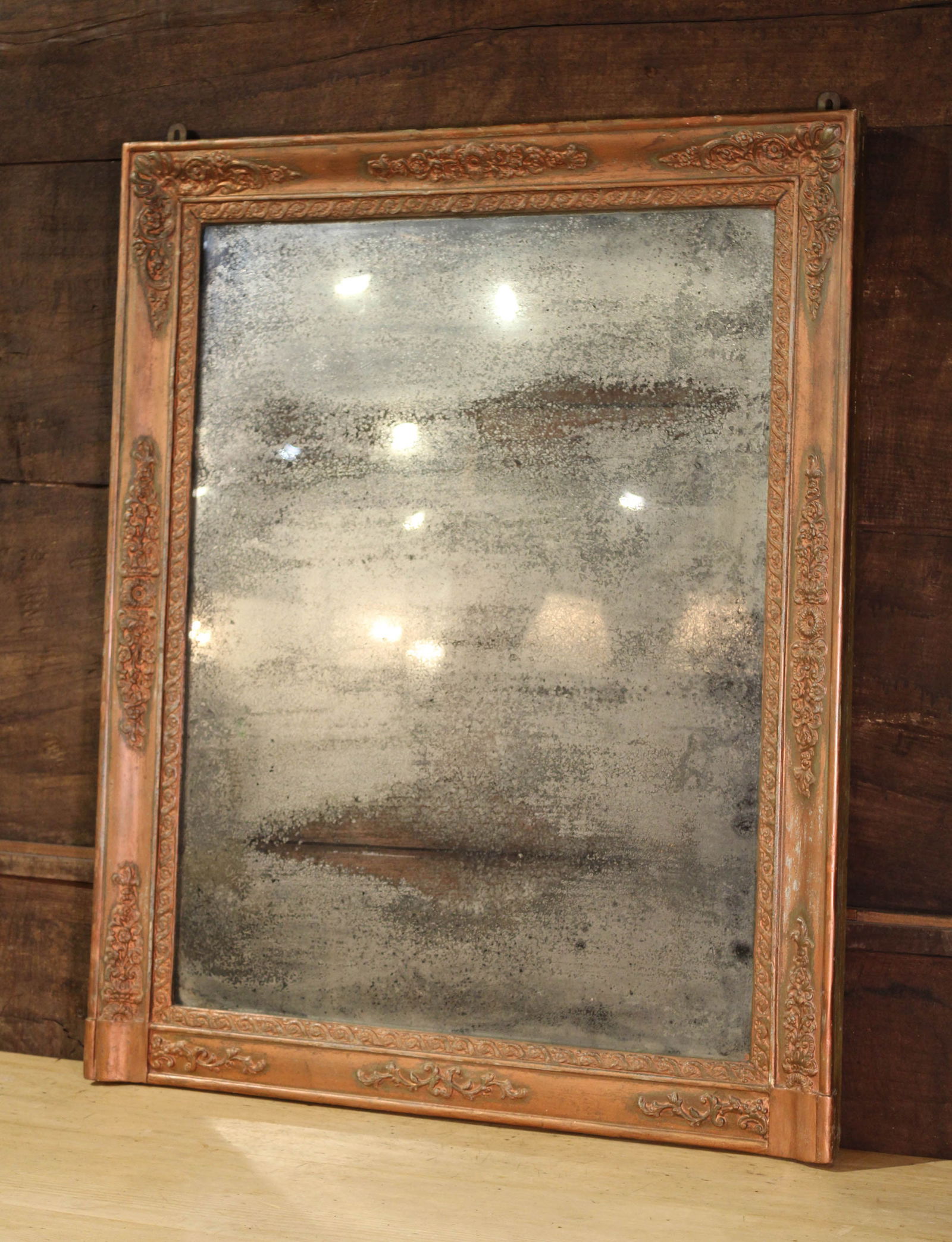 Antique Carved and Gilt Wood Mirror (1 of 6)