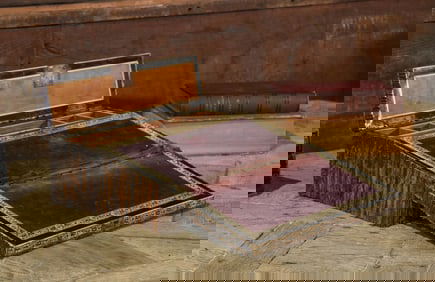 Wood And Leather Writing Slope