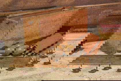 French Olive Wood Skittle Set