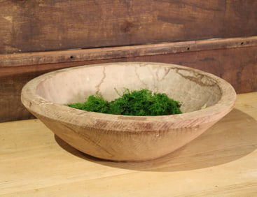 Antique English Wood Bowl